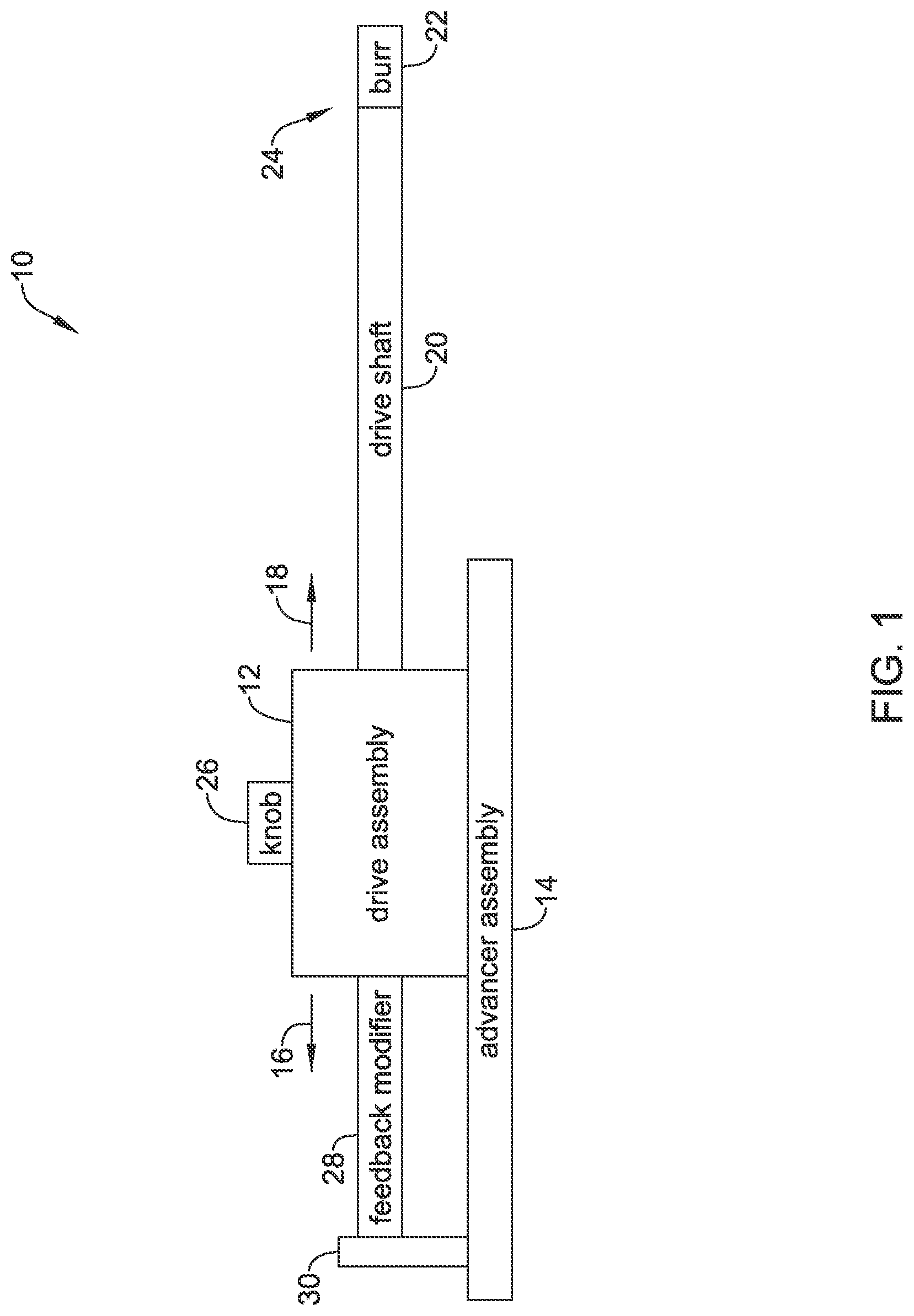 Patent US12616496 Figure 1 – Atherectomy system with anterograde and retrograde ablation