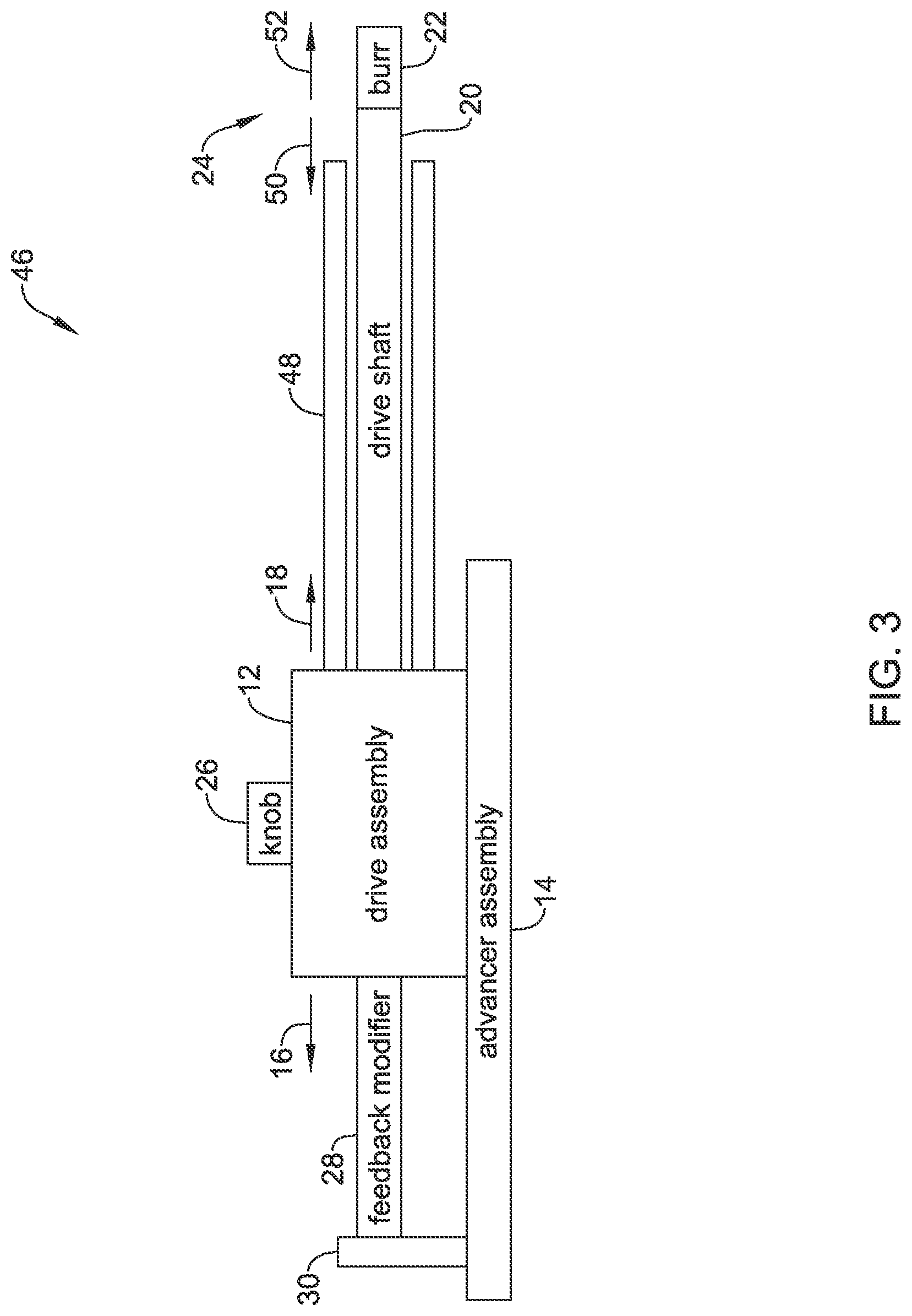 Patent US12616496 Figure 3 – Atherectomy system with anterograde and retrograde ablation