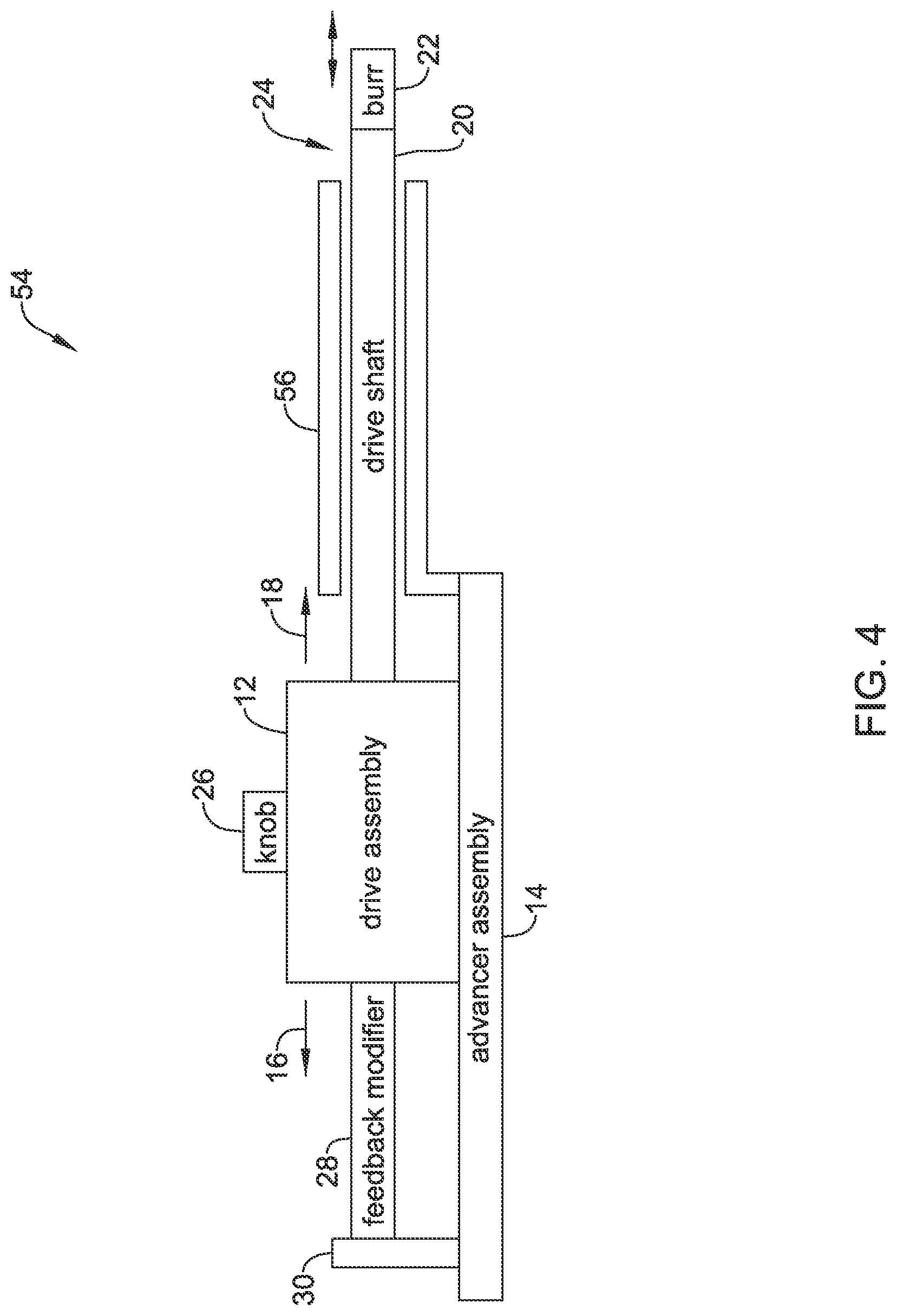 Patent US12616496 Figure 4 – Atherectomy system with anterograde and retrograde ablation