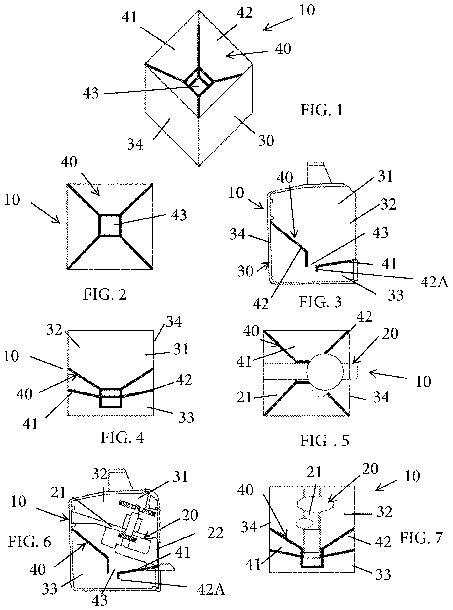 Patent US12616497 Figure 1 – Scalpel blade container