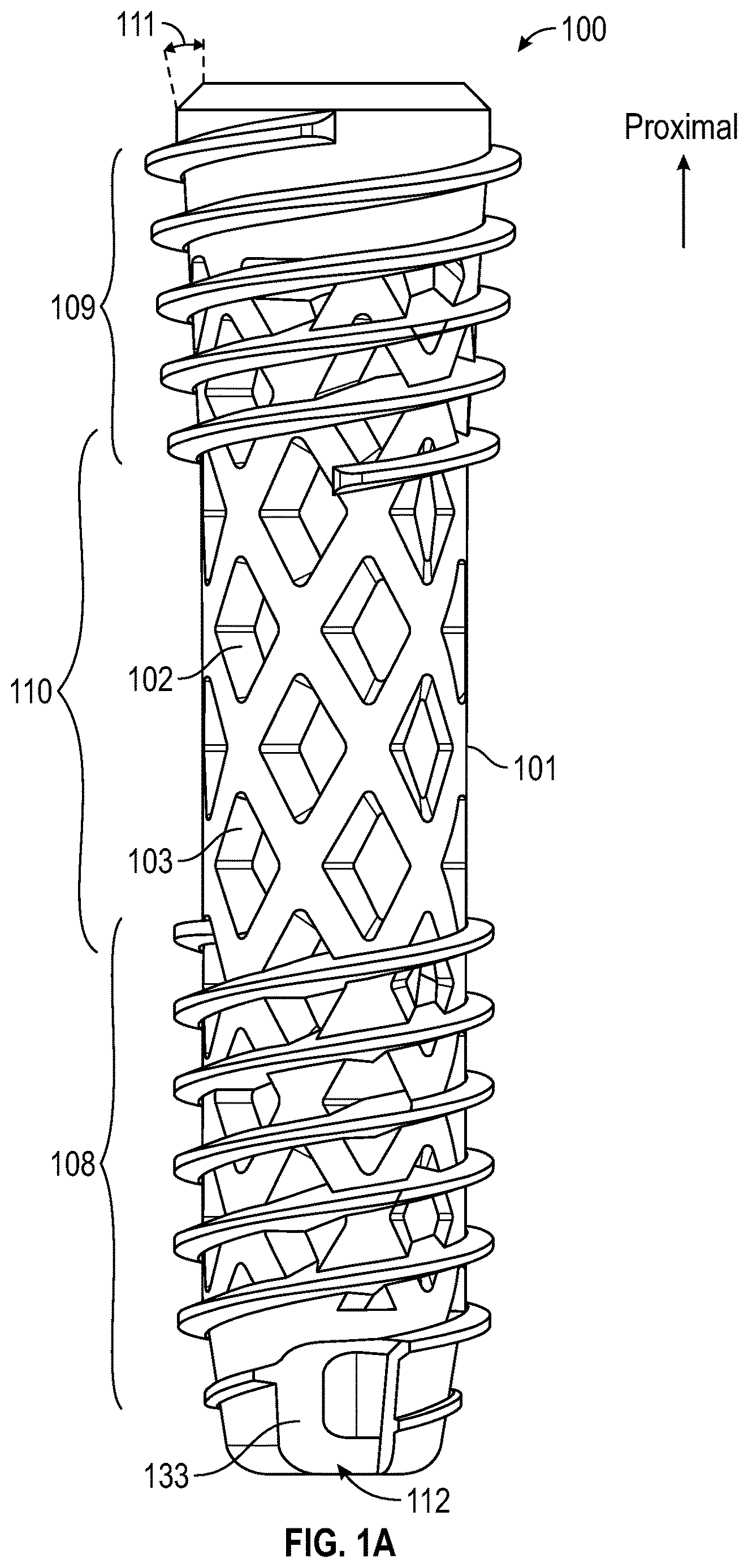 Patent US12616506 Figure 1 – Material directing orthopedic anchor