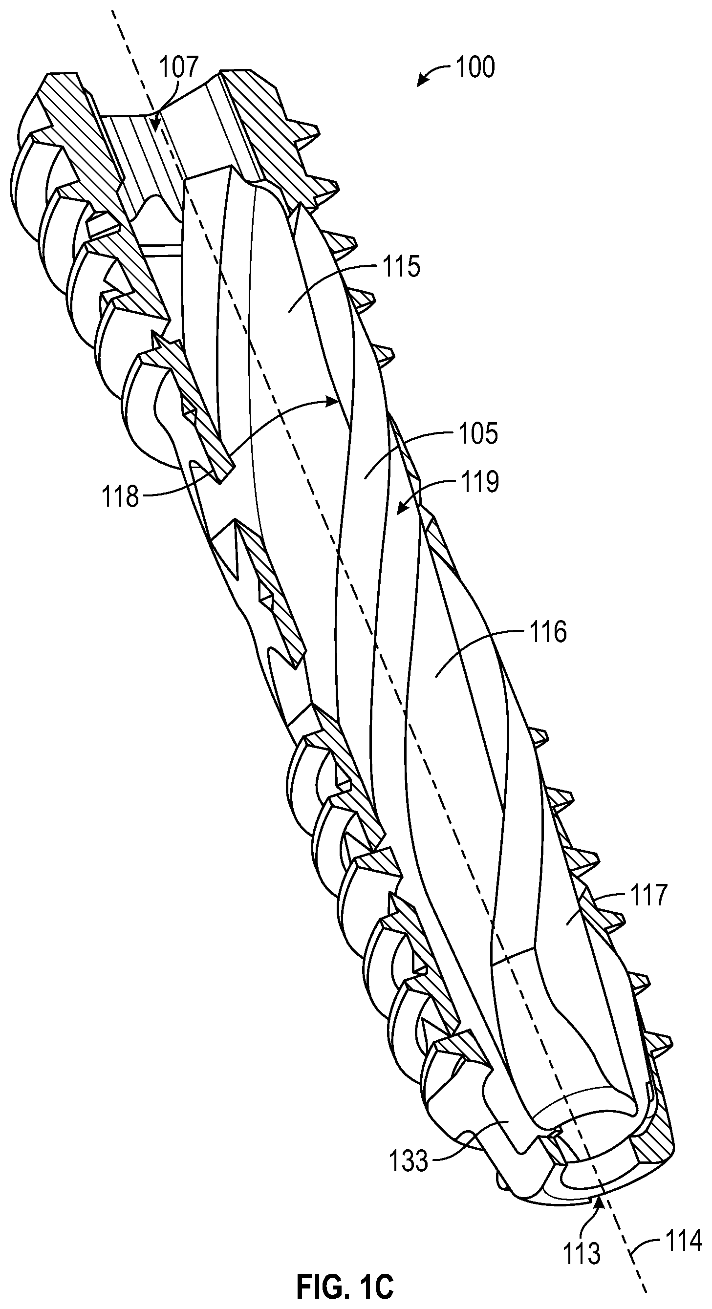 Patent US12616506 Figure 3 – Material directing orthopedic anchor