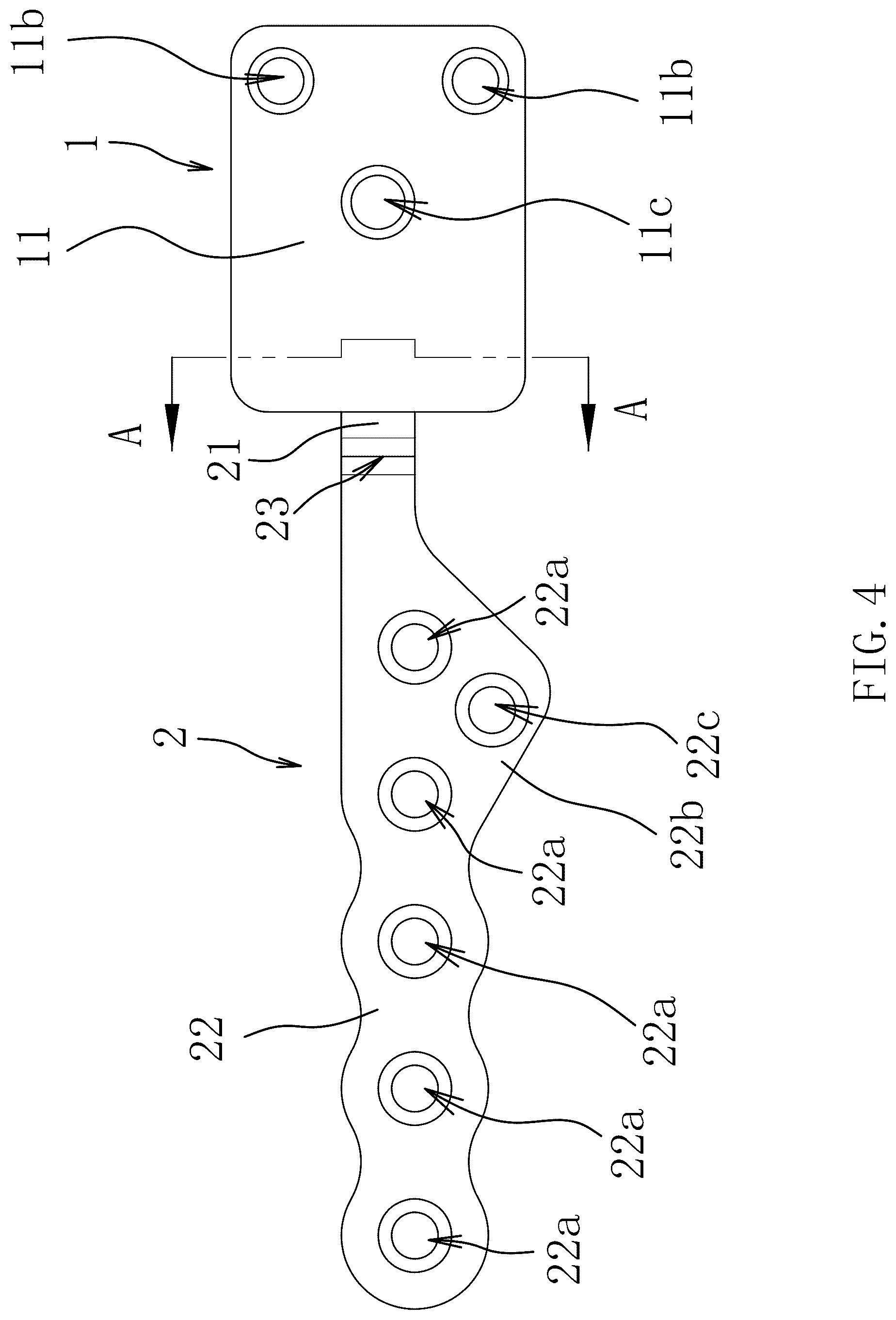 Patent US12616508 Figure 4 – Acromioclavicular steel plate assembly having joint function