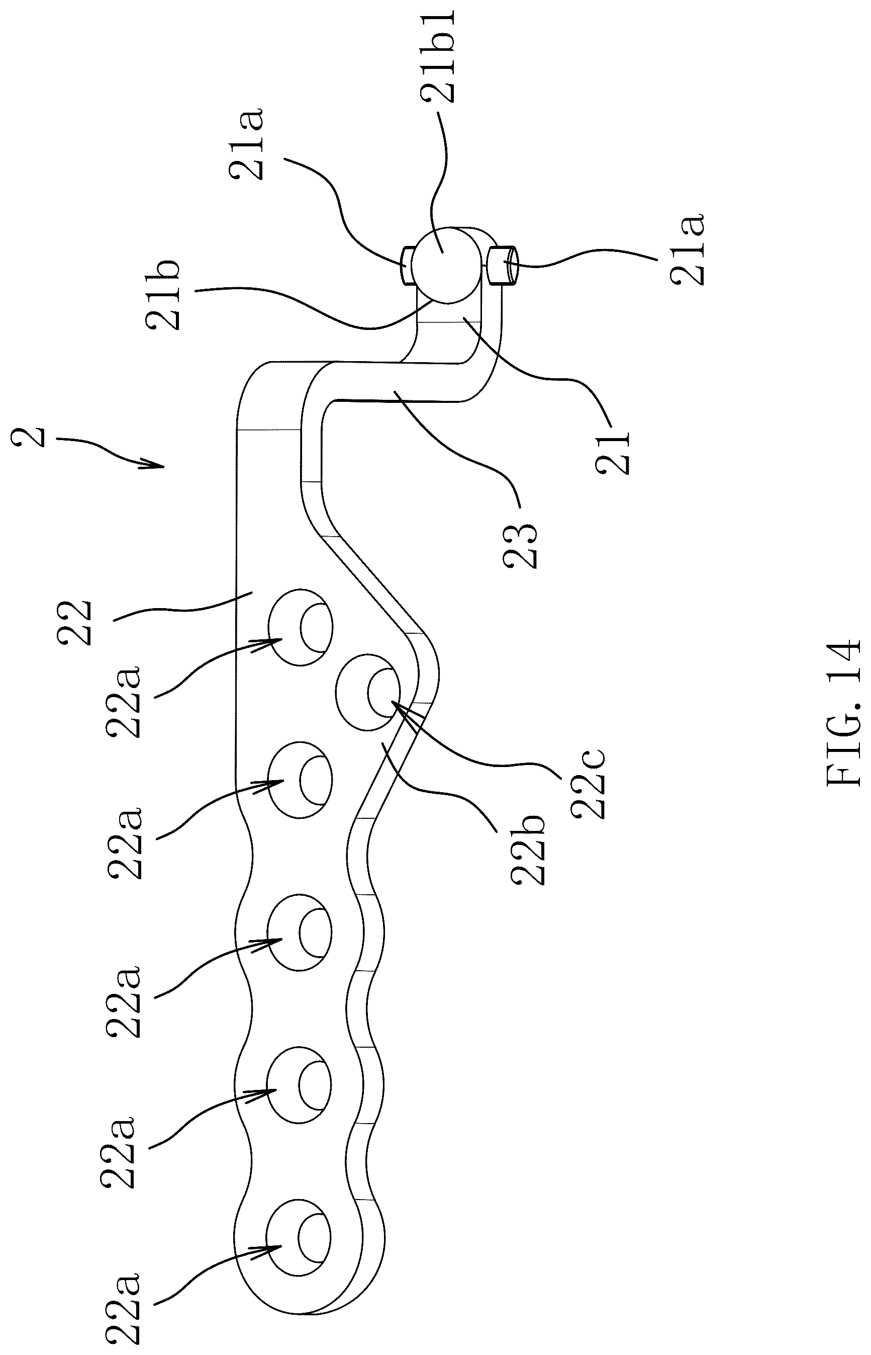 Patent US12616508 Figure 14 – Acromioclavicular steel plate assembly having joint function