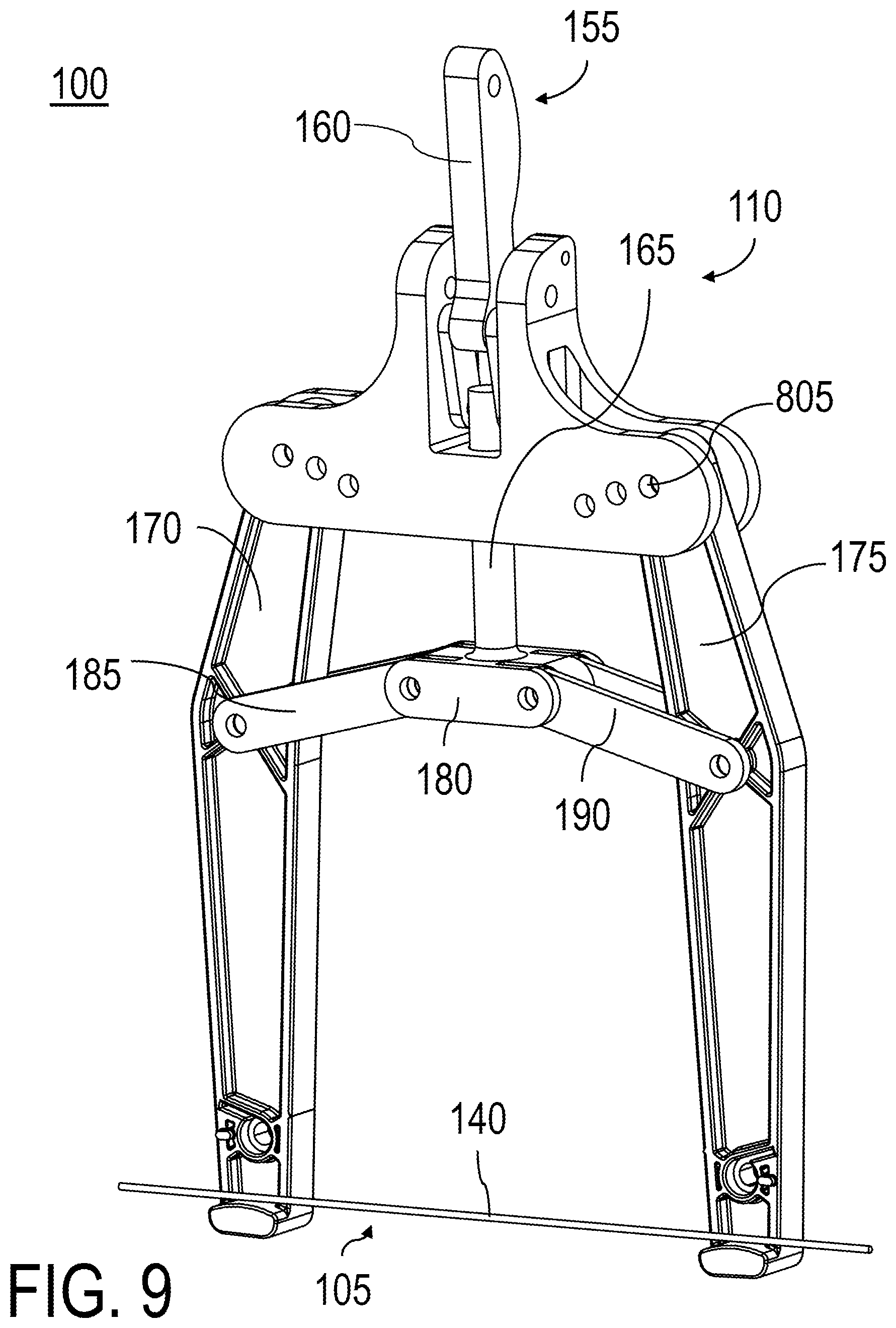 Patent US12616513 Figure 9 – Medical device