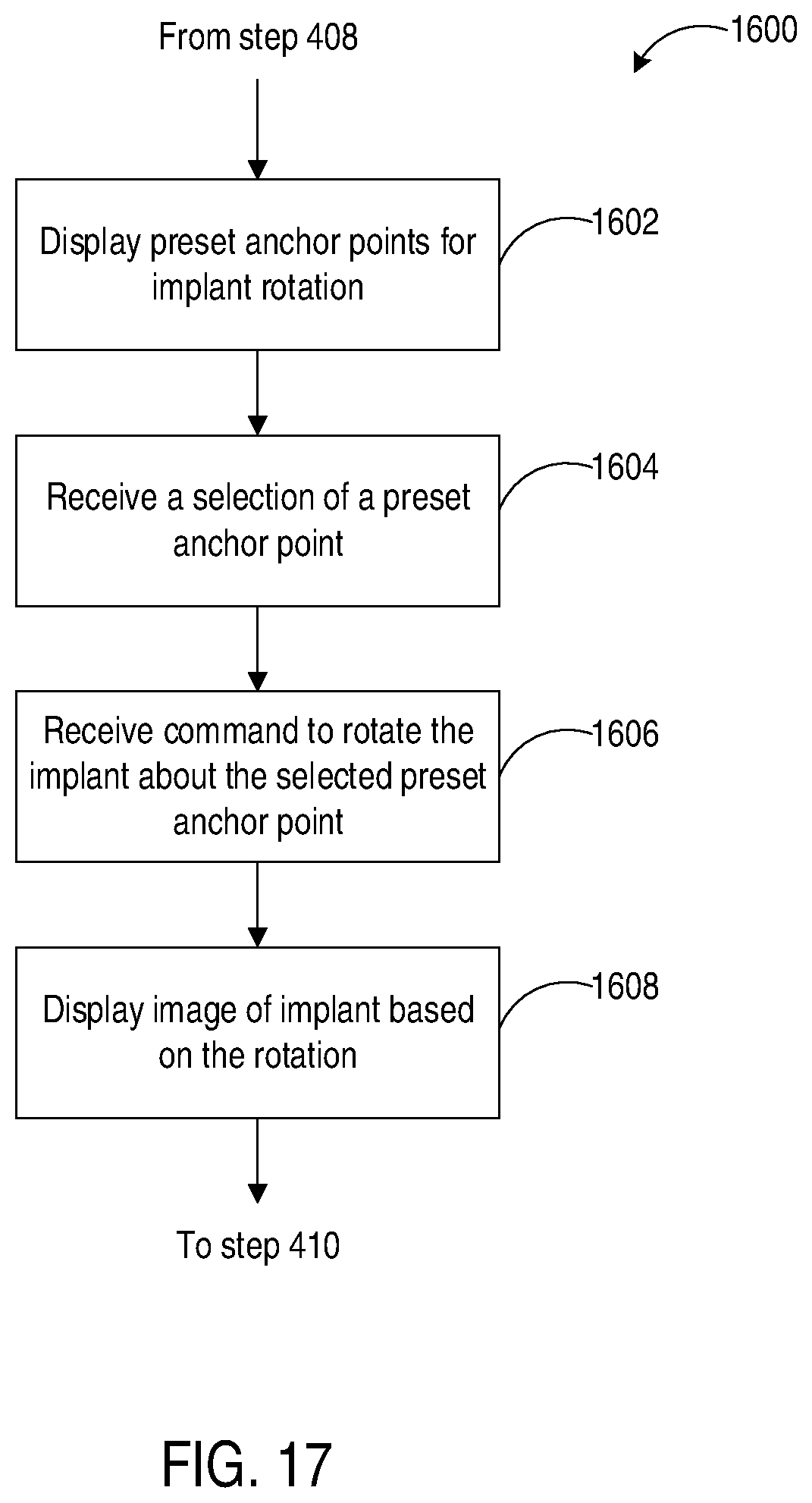 Patent US12616523 Figure 17 – Surgeon preferences and warning visualizations for implant planning