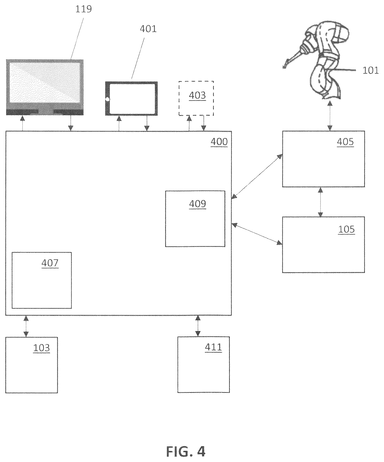 Patent US12616528 Figure 4 – Methods and systems for performing computer assisted surgery