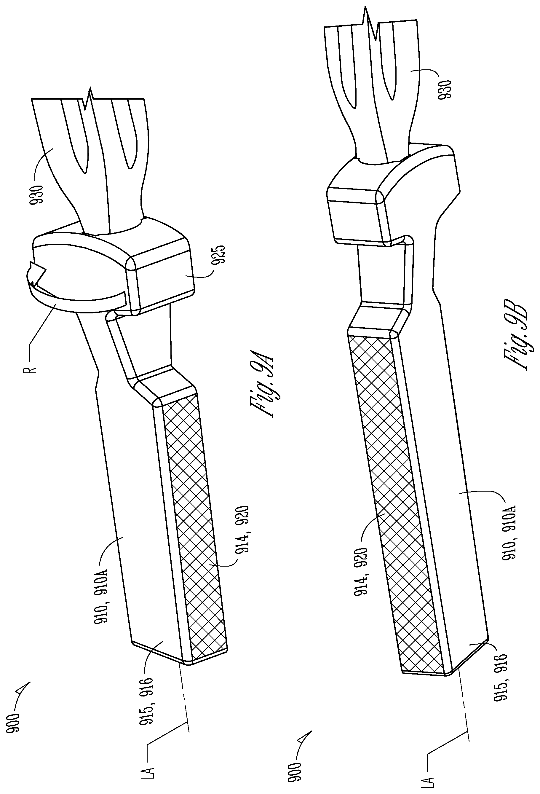 Patent US12616530 Figure 4 – Knee arthroplasty combination validation instrument and bone removal tool