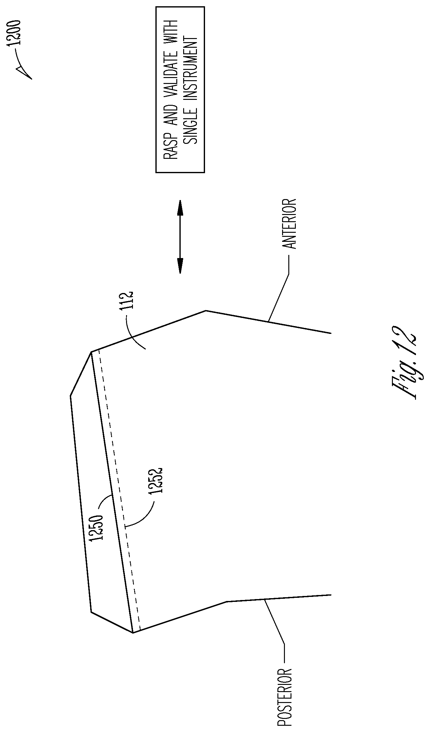 Patent US12616530 Figure 7 – Knee arthroplasty combination validation instrument and bone removal tool