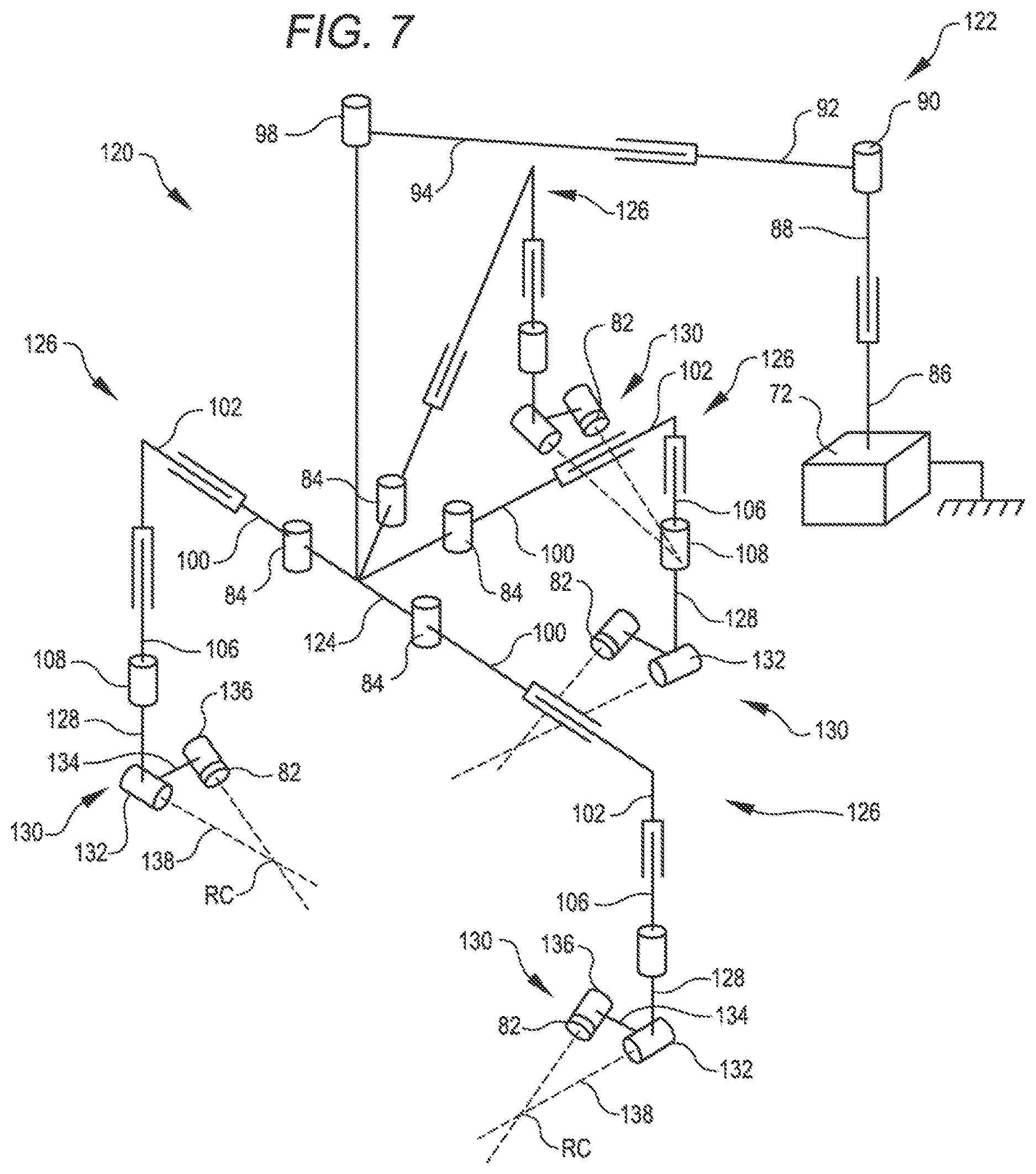 Patent US12616531 Figure 6 – Multi-port surgical robotic system architecture