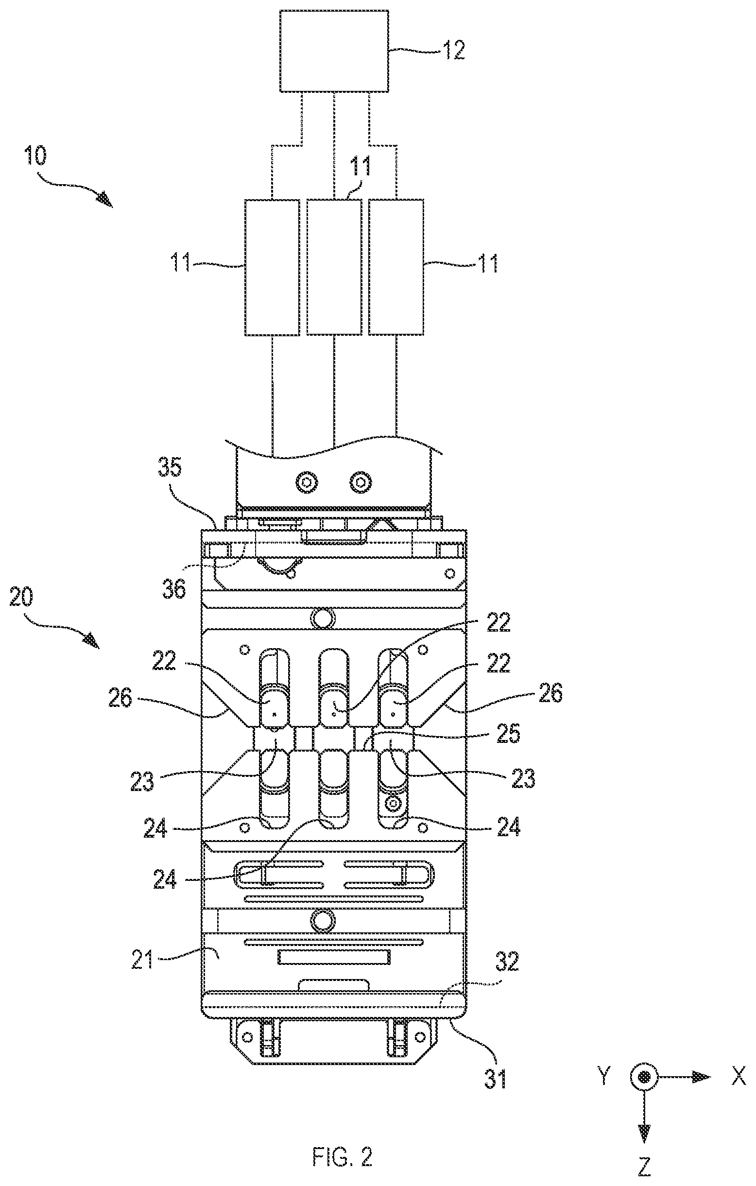 Patent US12616532 Figure 2 – Medical robot and attachment portion of medical robot