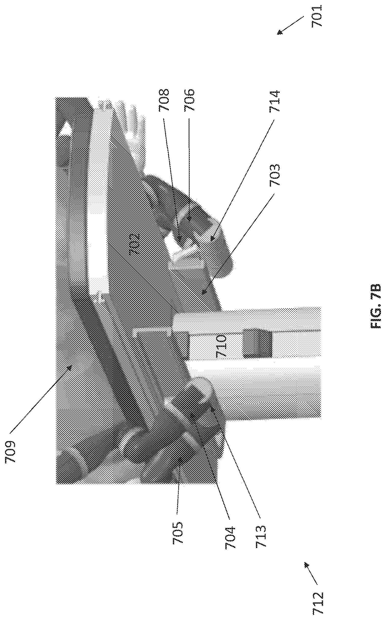 Patent US12616534 Figure 13 – Surgical system with configurable mechanical arms stowable beneath a surgical bed