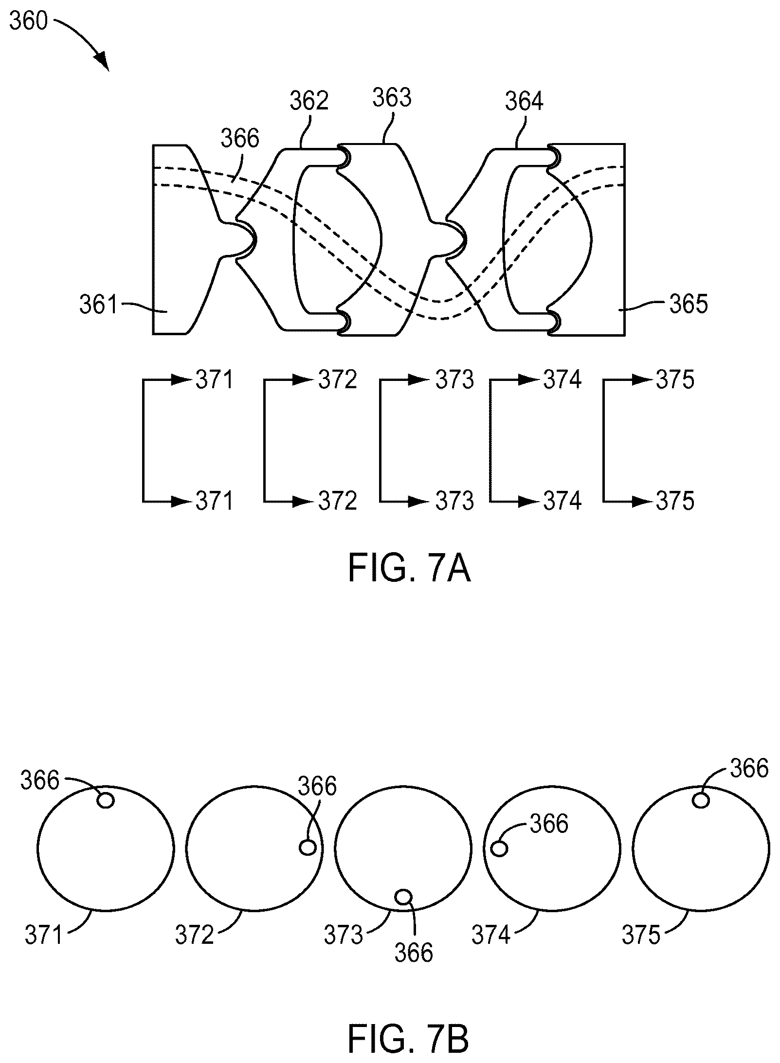Patent US12616538 Figure 8 – Articulatable members having constrained motion and related devices and methods
