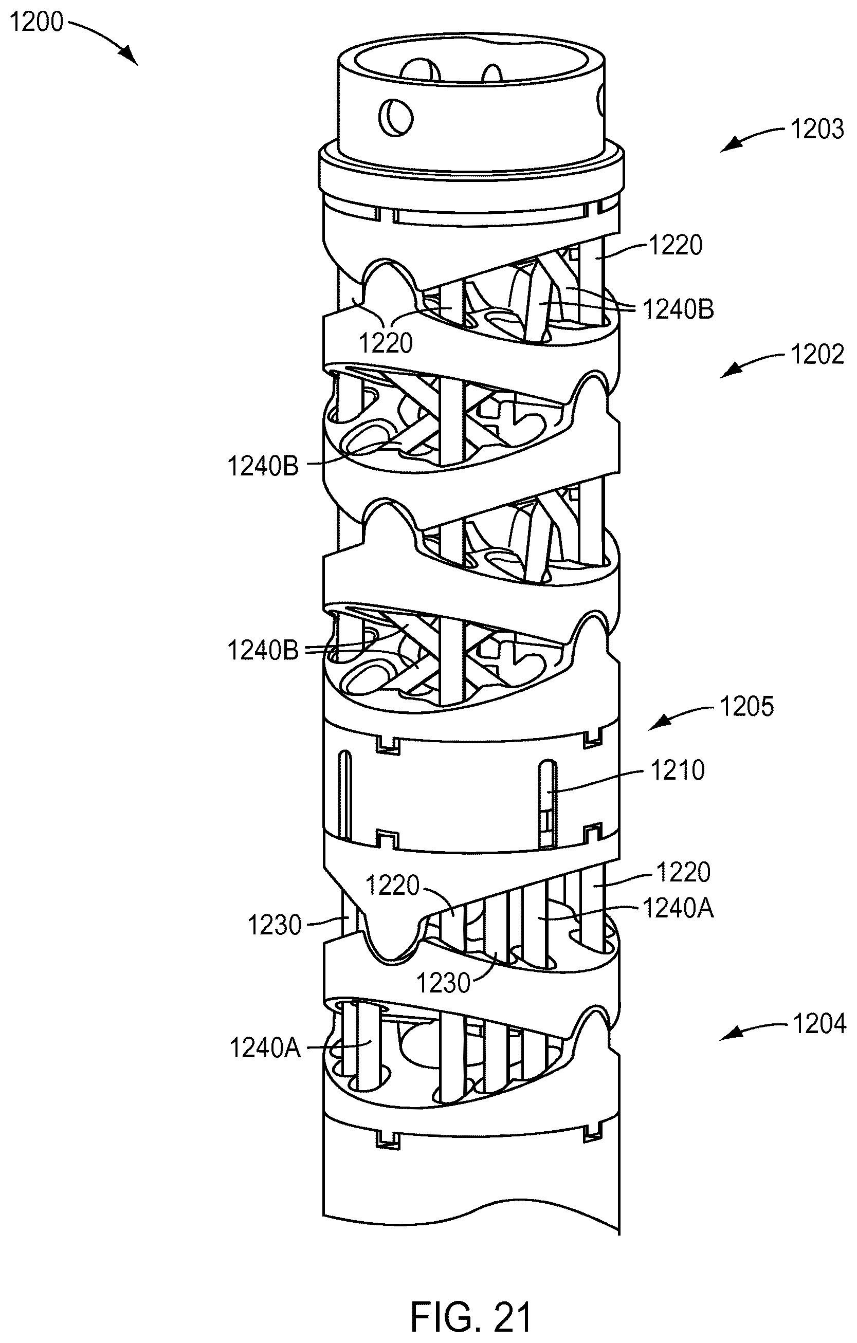 Patent US12616538 Figure 19 – Articulatable members having constrained motion and related devices and methods