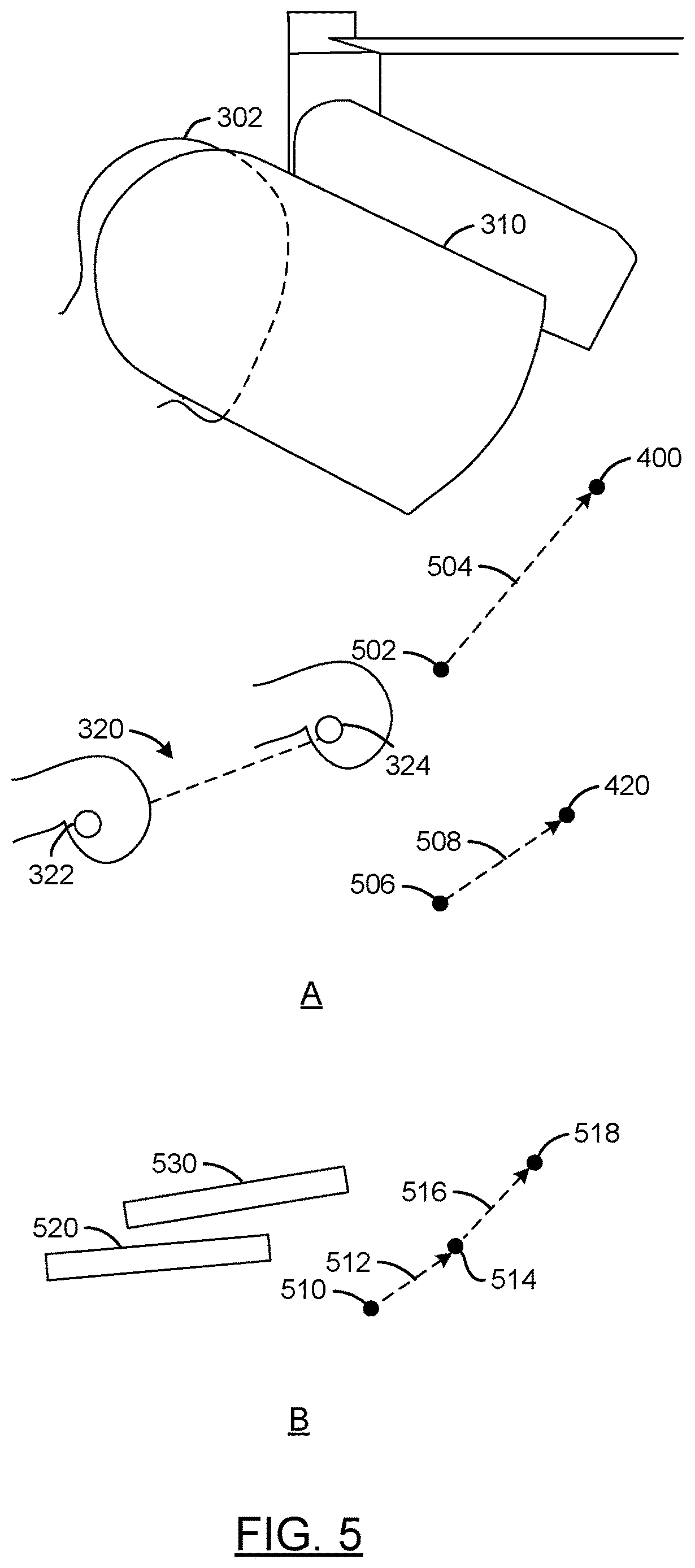 Patent US12616540 Figure 5 – Imaging device control via multiple input modalities