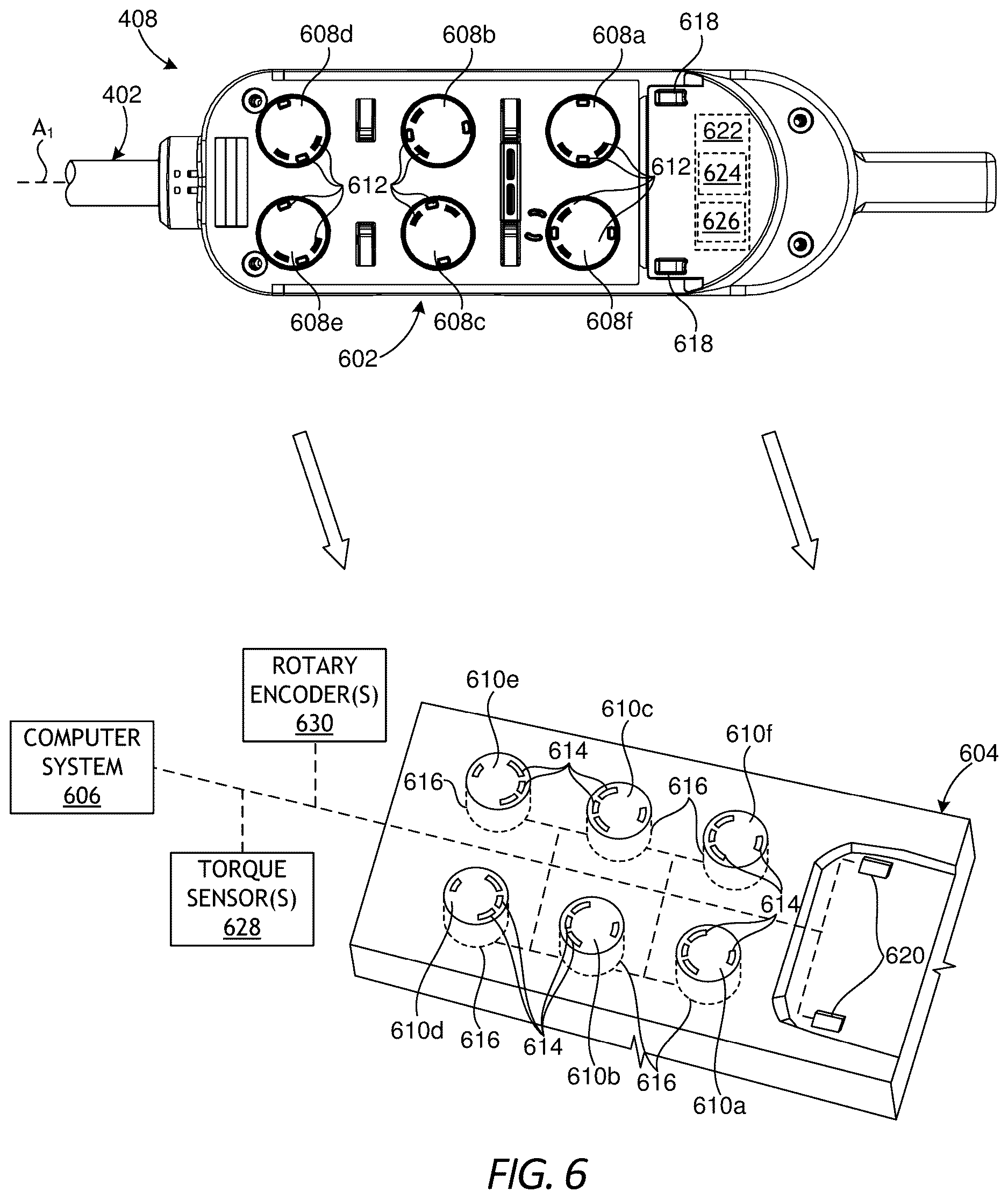 Patent US12616543 Figure 4 – Disabling surgical tools due to manual bailout