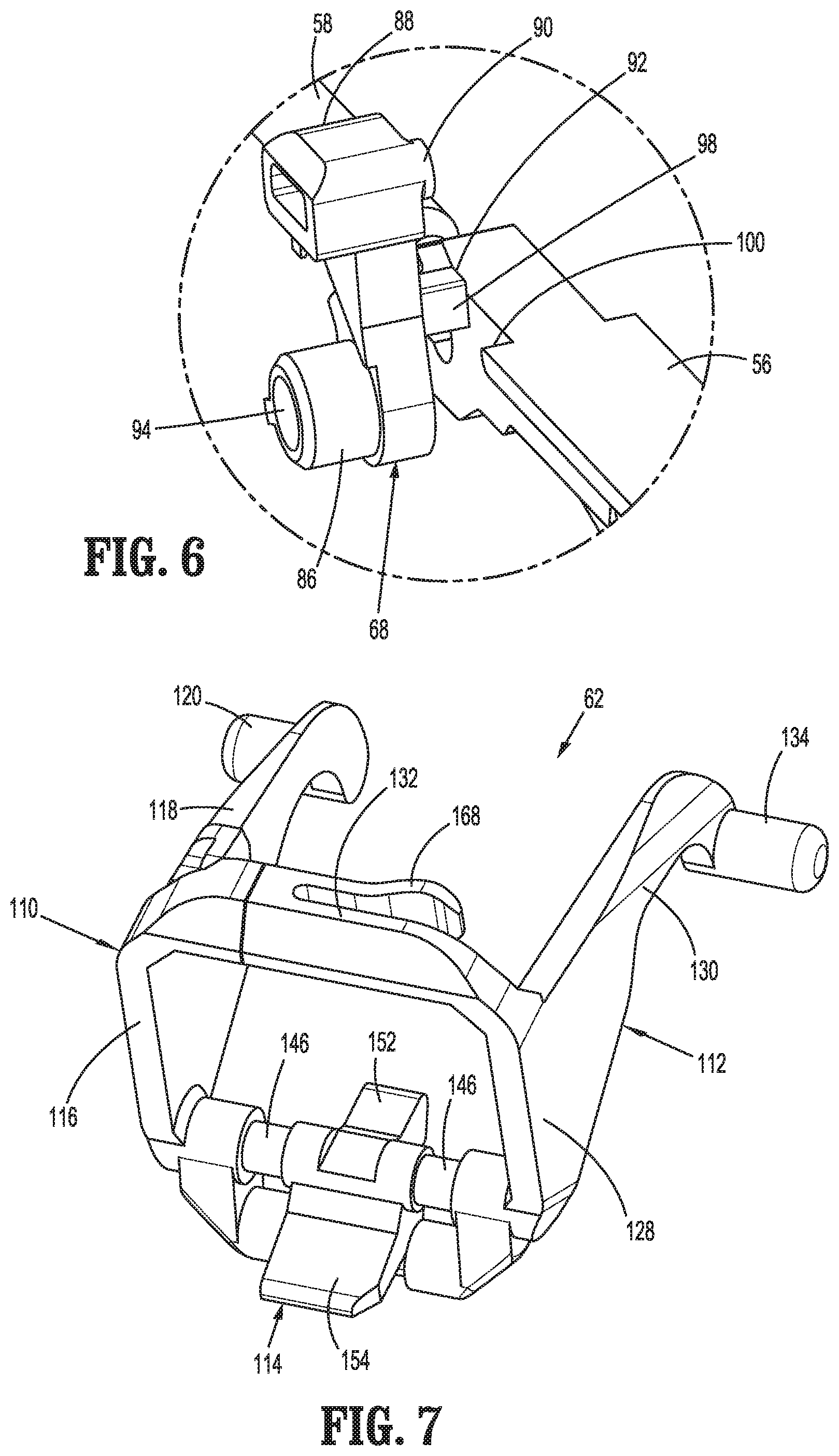 Patent US12616546 Figure 5 – Surgical device with three position safety trigger assembly