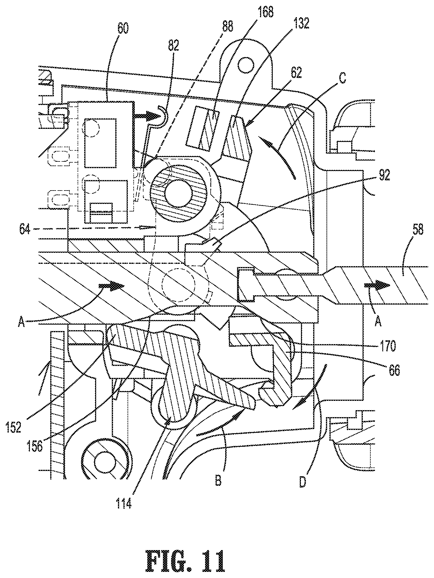 Patent US12616546 Figure 8 – Surgical device with three position safety trigger assembly