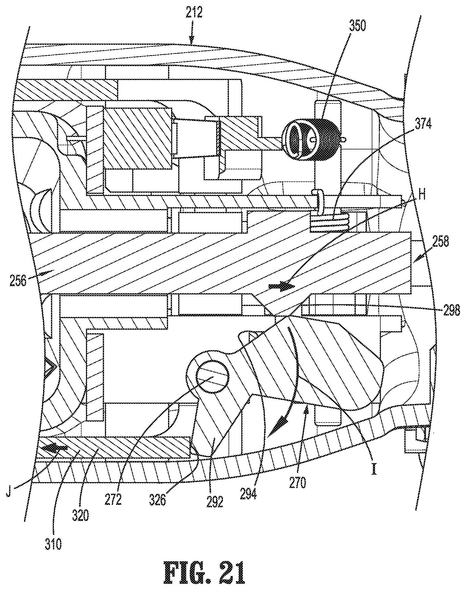 Patent US12616546 Figure 15 – Surgical device with three position safety trigger assembly