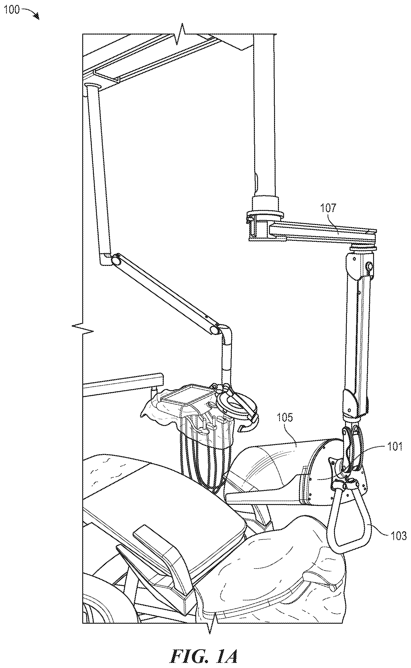 Patent US12616547 Figure 1 – Protective shield system