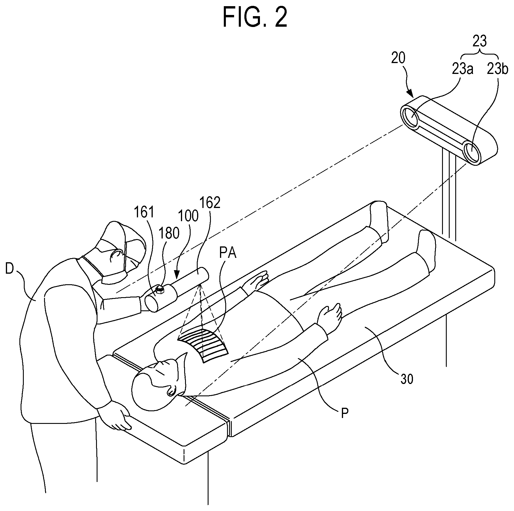 Patent US12616550 Figure 2 – Medical three-dimensional image measuring device and medical image matching system