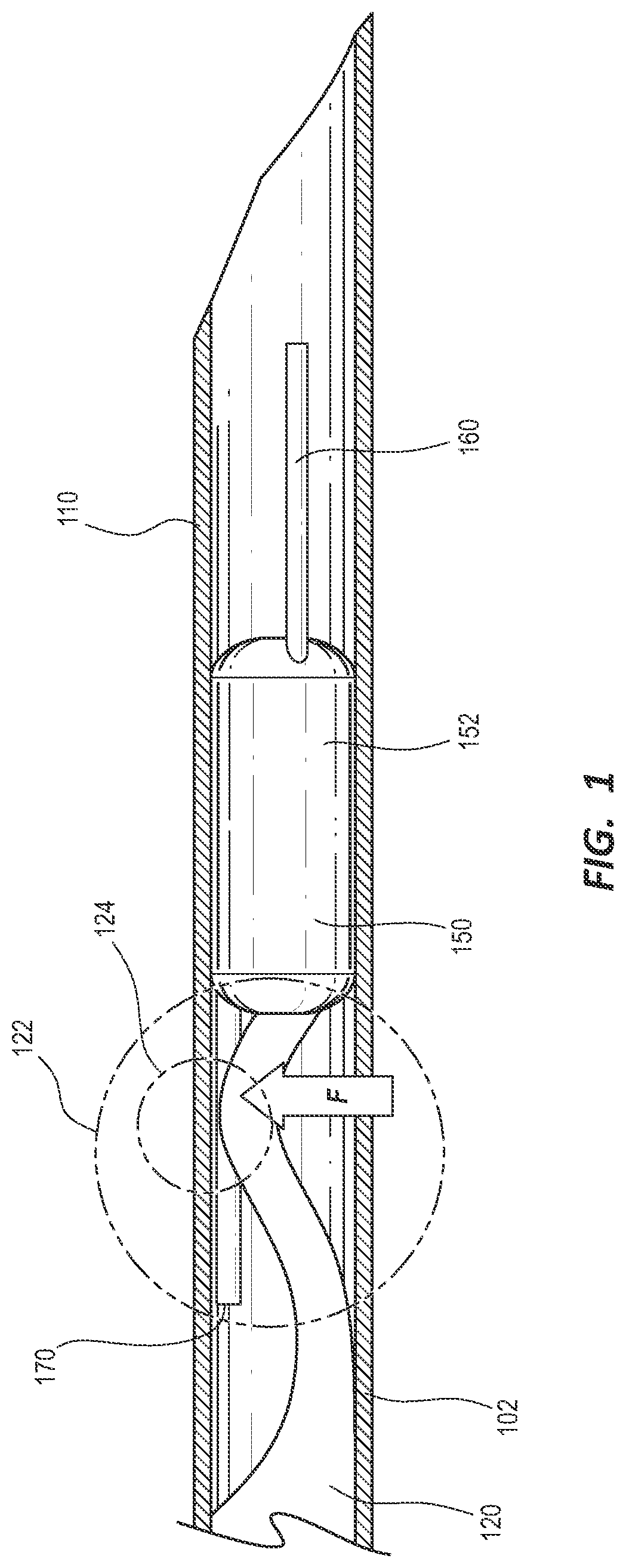 Patent US12616551 Figure 1 – Mechanism for retaining a marker