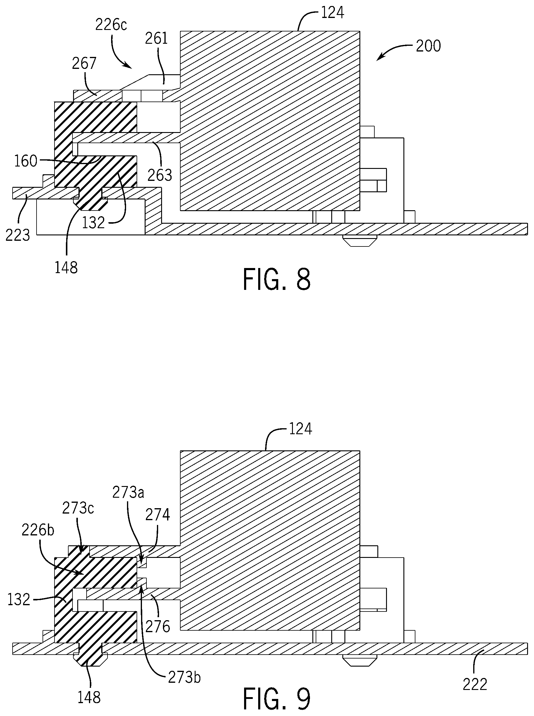 Patent US12616561 Figure 8 – Vibration isolator for oral irrigators
