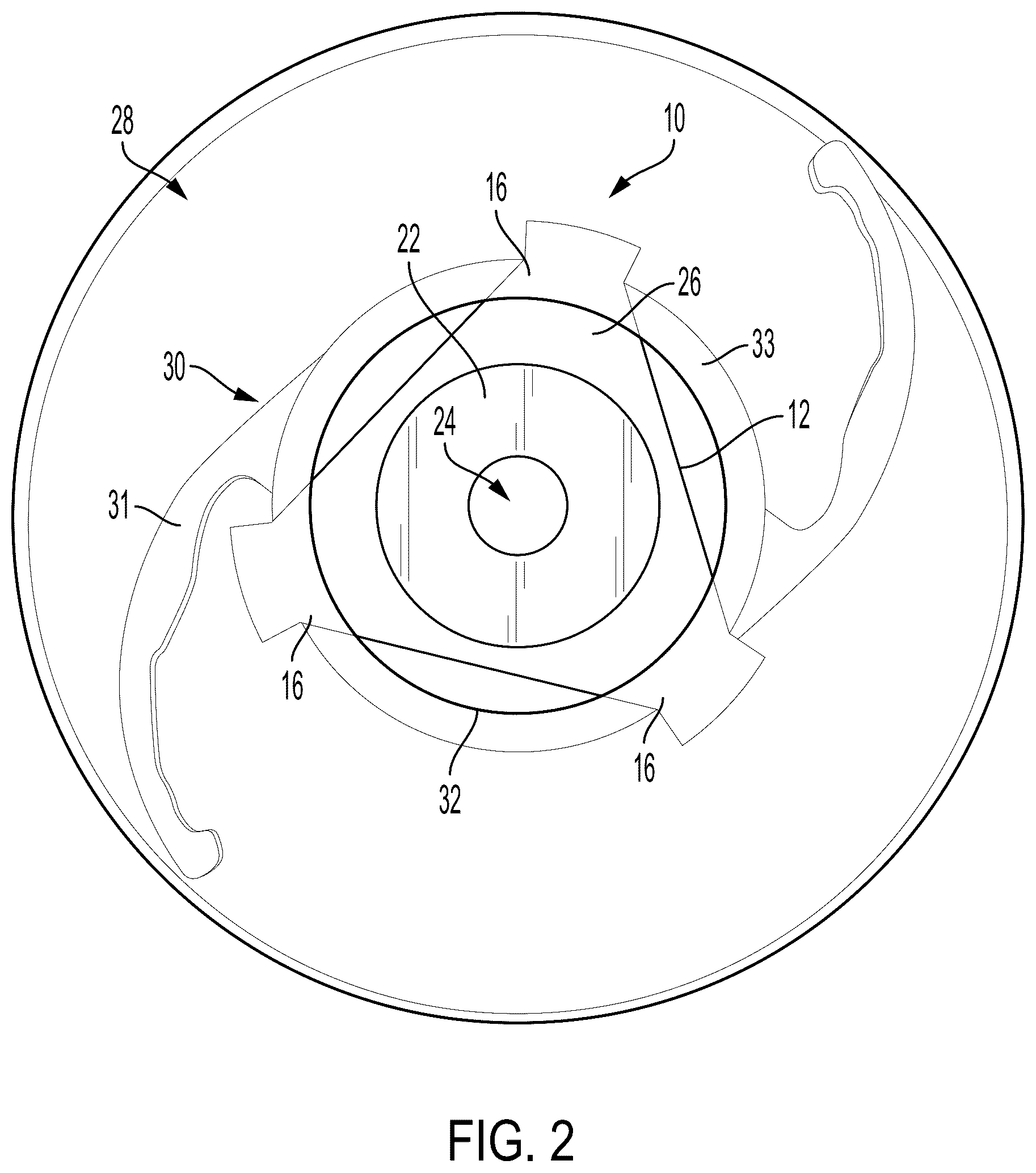 Patent US12616565 Figure 2 – Pinhole intraocular onlay