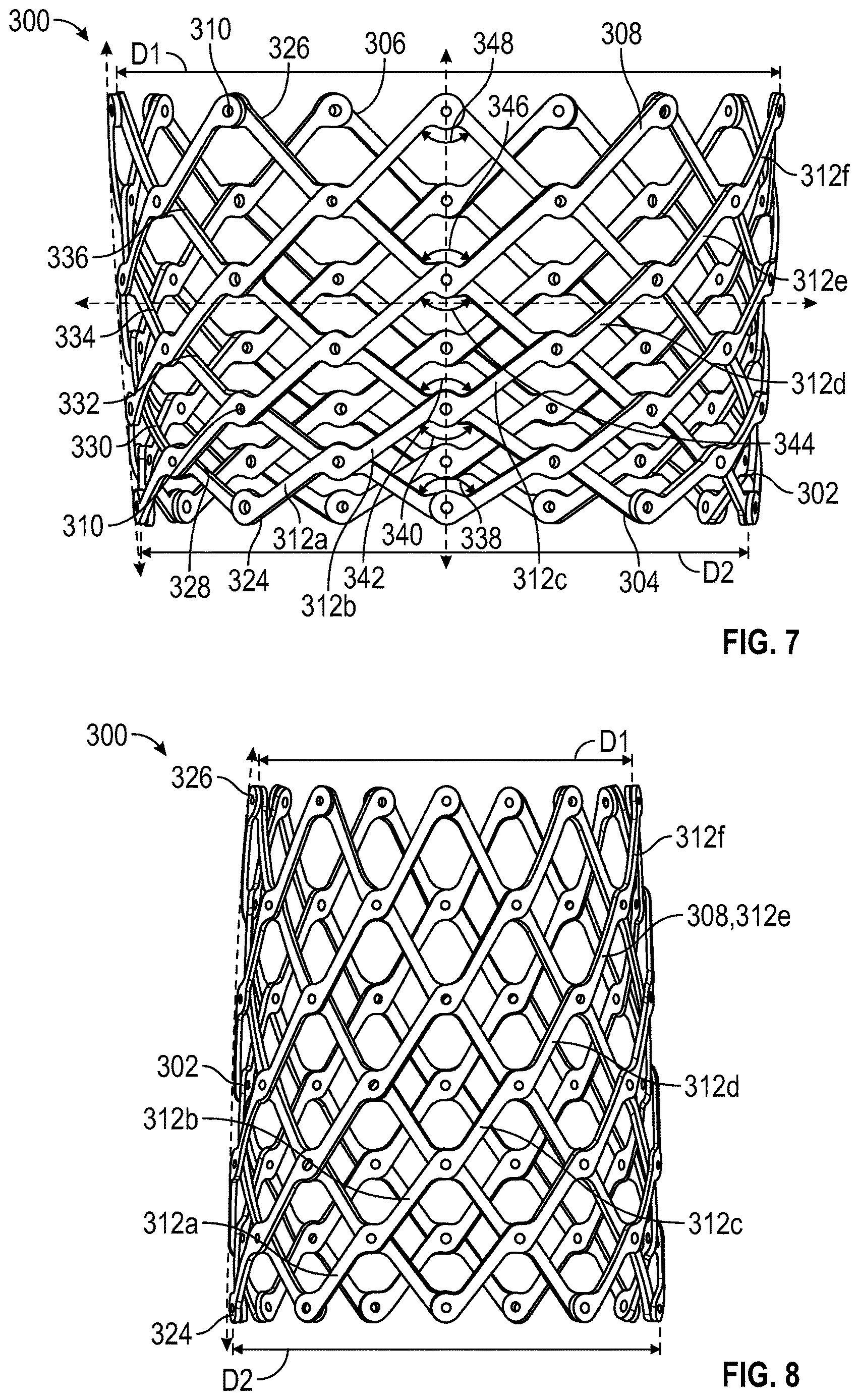 Patent US12616569 Figure 7 – Prosthetic heart valve having non-cylindrical frame