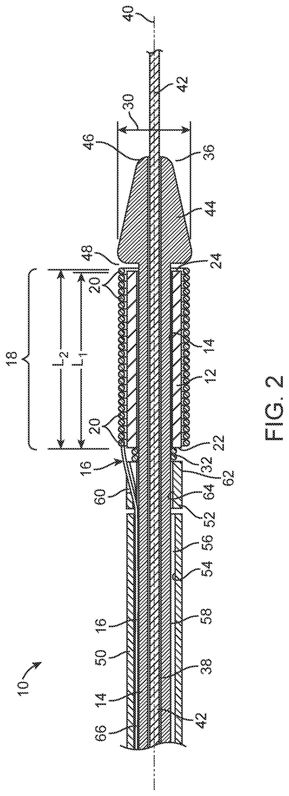 Patent US12616573 Figure 2 – Prosthetic valve delivery system and method