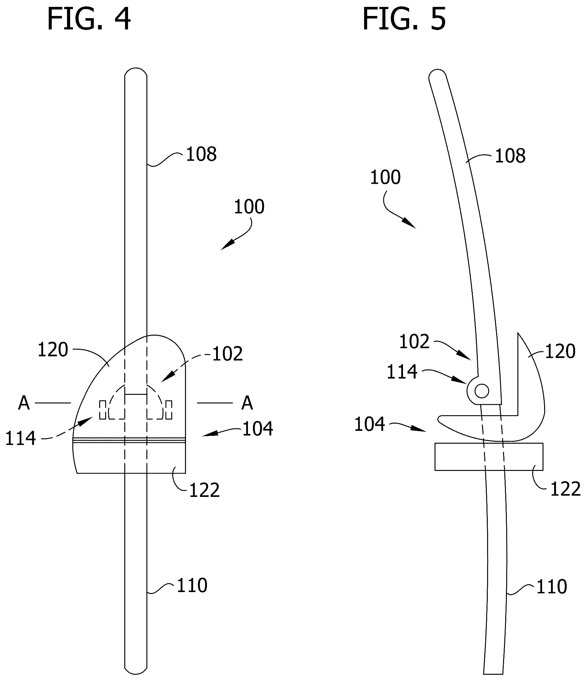 Patent US12616577 Figure 4 – Hinged articulating spacer system for revision knee arthroplasty