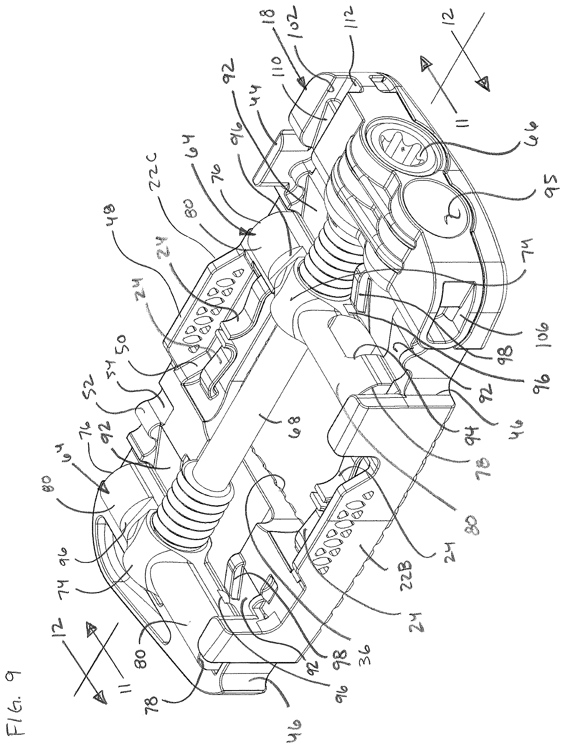 Patent US12616582 Figure 9 – Expandable interbody spacer for spinal fusion