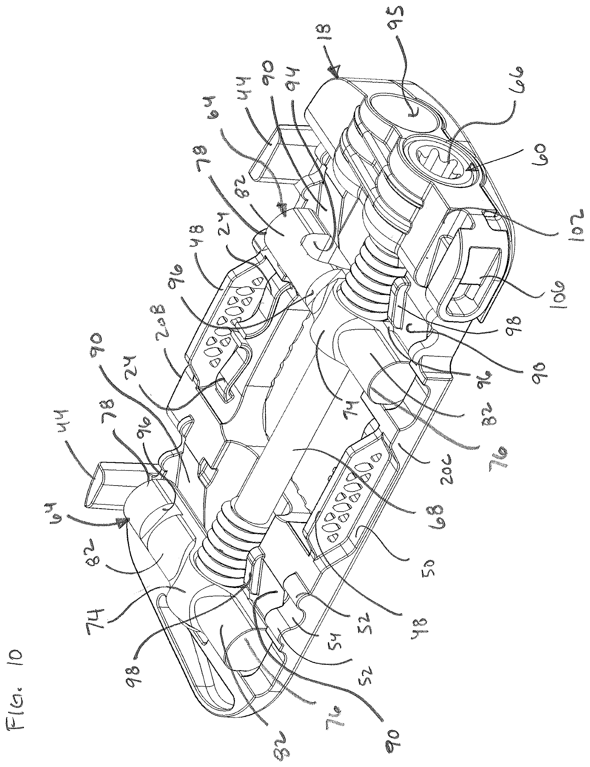 Patent US12616582 Figure 10 – Expandable interbody spacer for spinal fusion