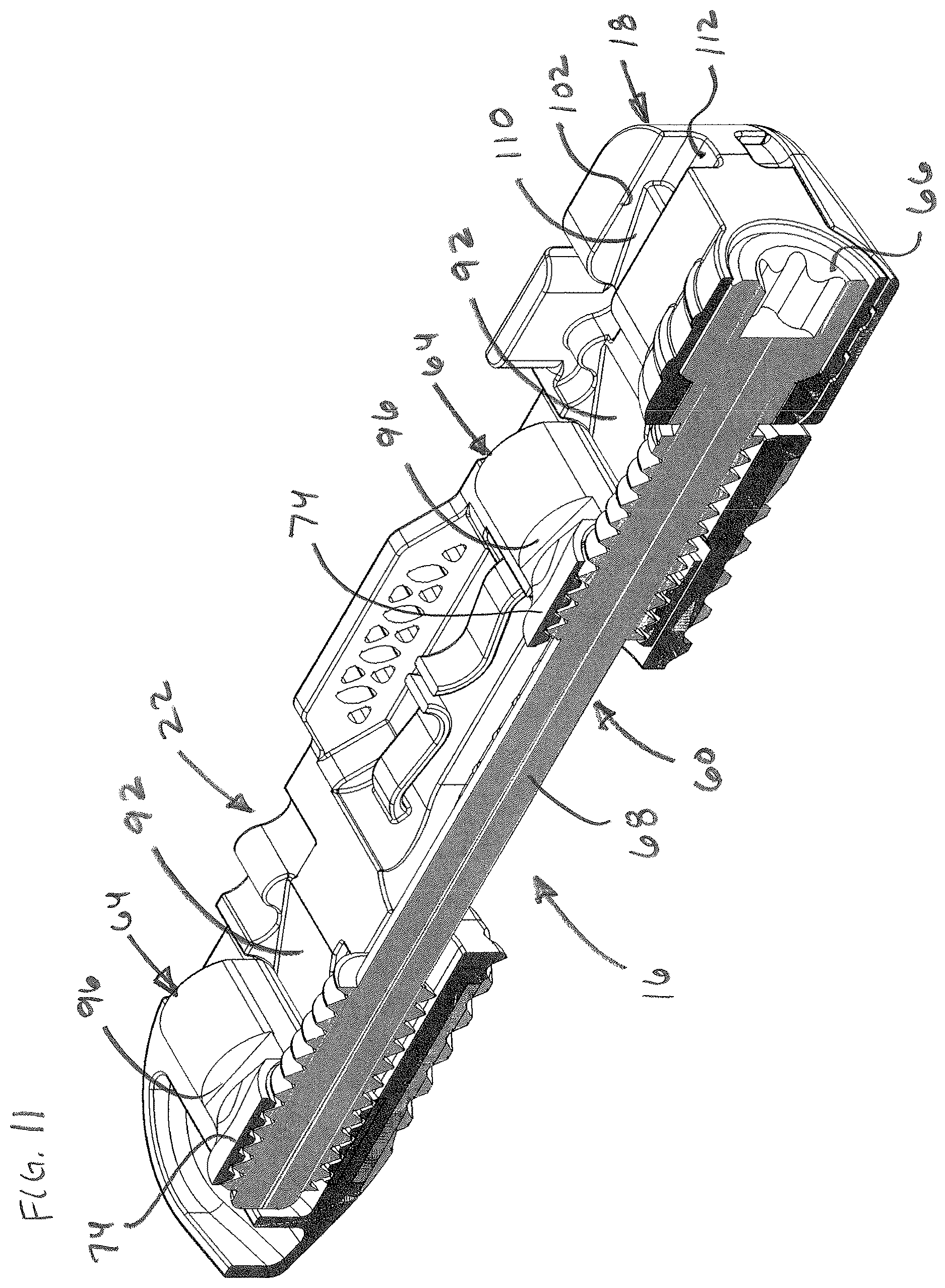 Patent US12616582 Figure 11 – Expandable interbody spacer for spinal fusion