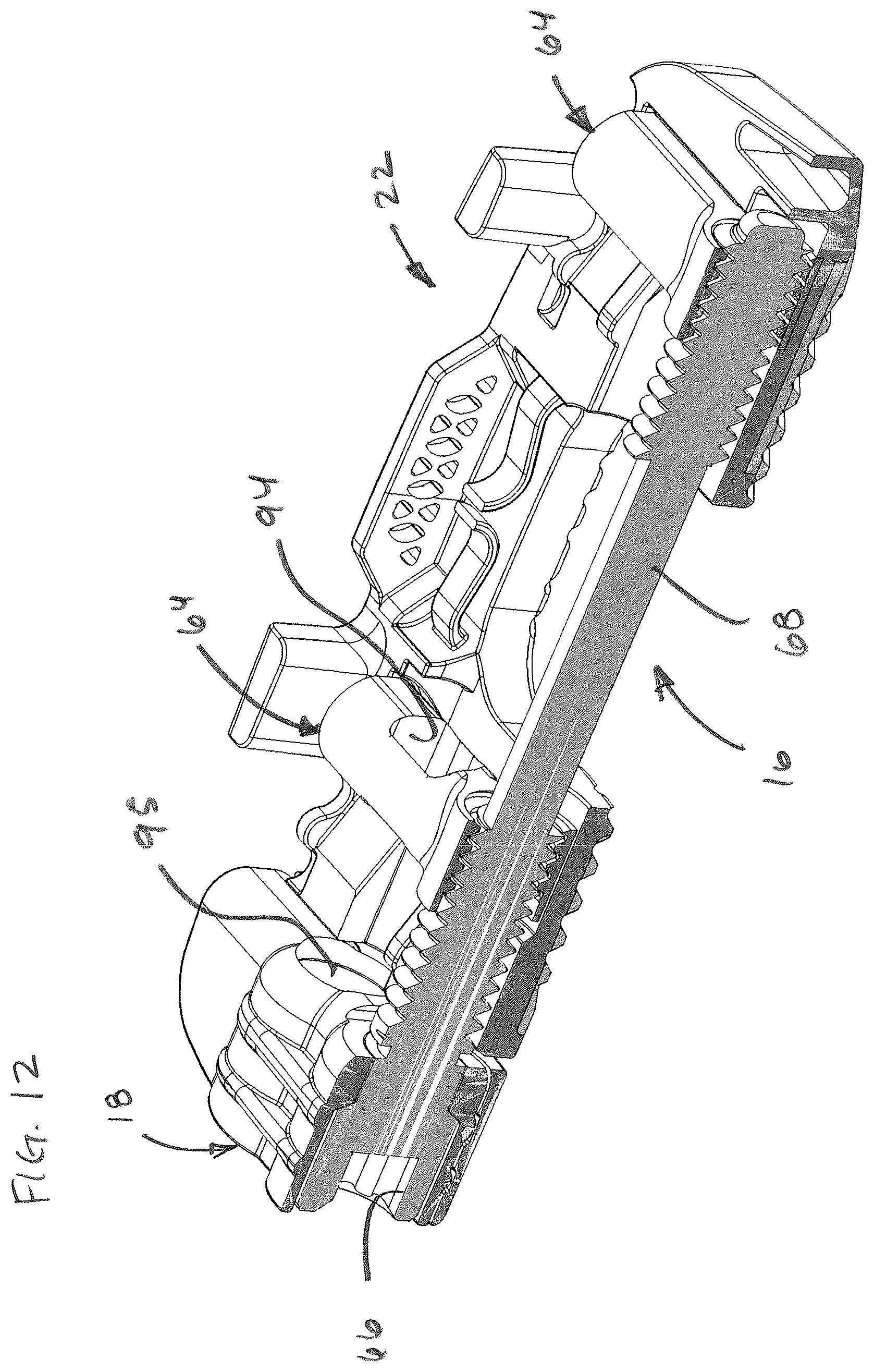 Patent US12616582 Figure 12 – Expandable interbody spacer for spinal fusion