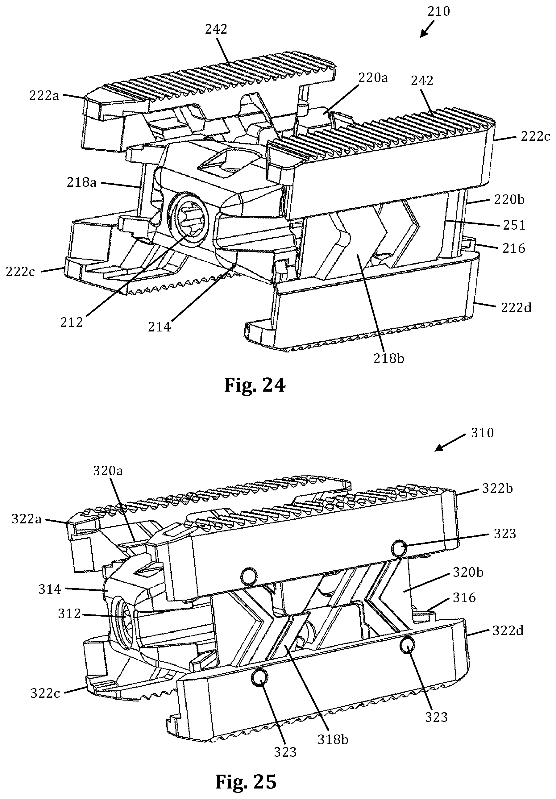 Patent US12616583 Figure 8 – Expandable fusion device with independent expansion systems