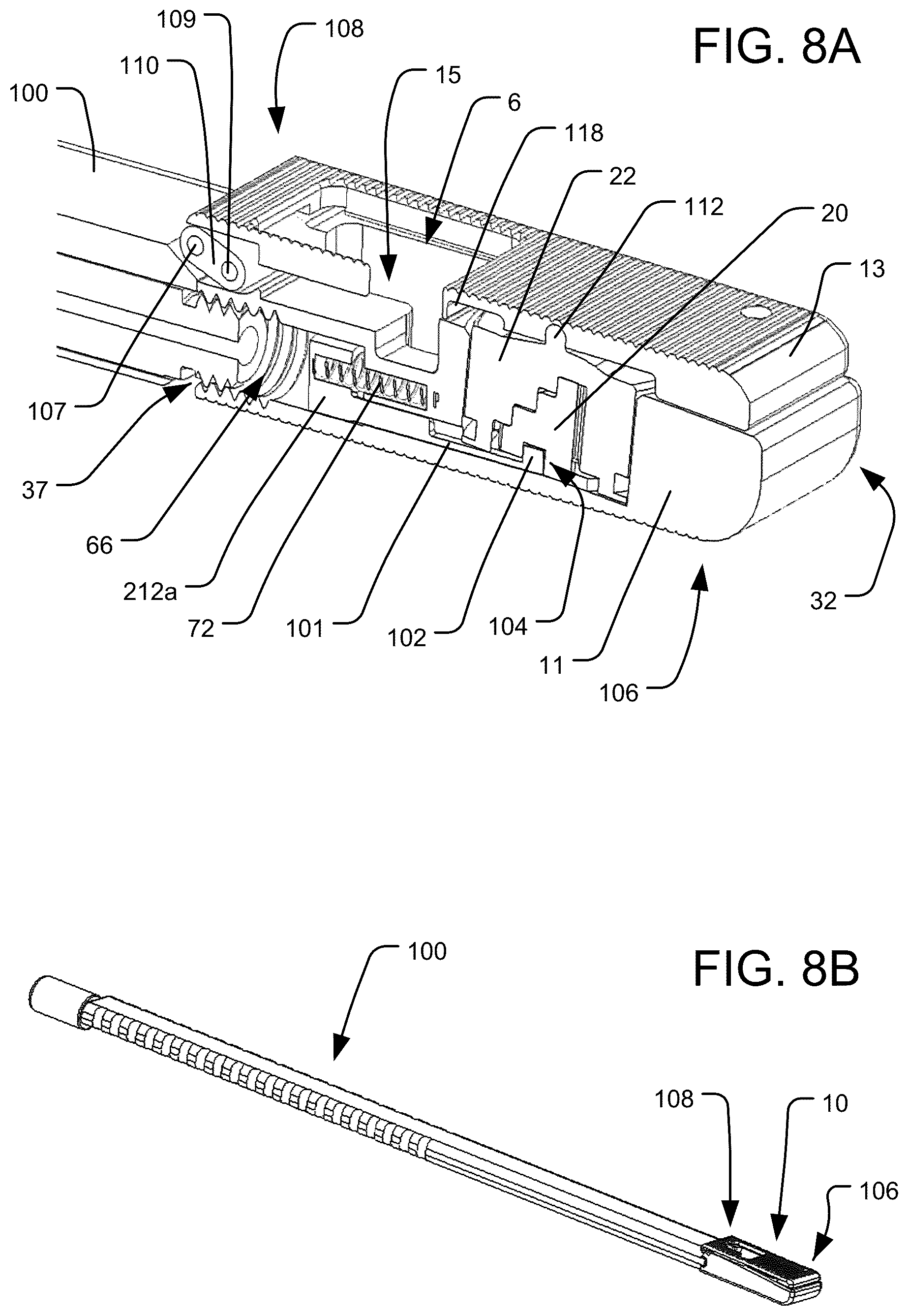 Patent US12616584 Figure 8 – Expandable interbody implant with lordosis correction