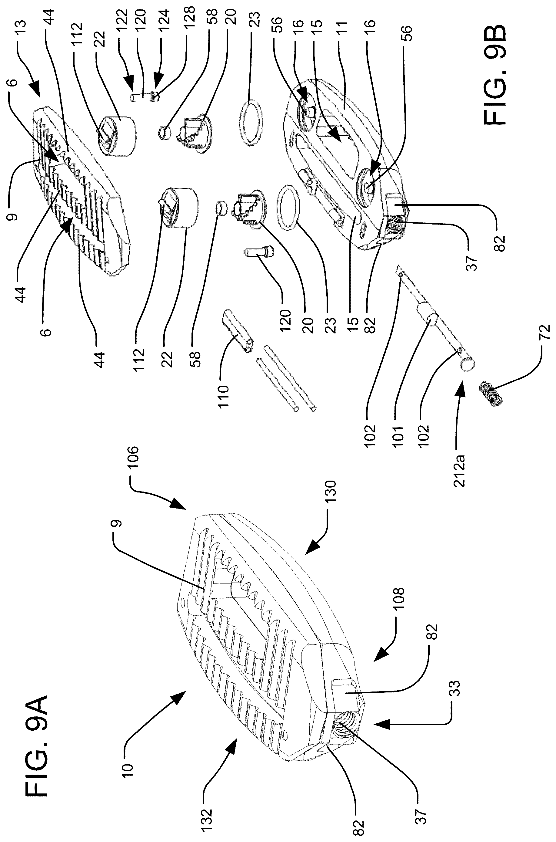Patent US12616584 Figure 9 – Expandable interbody implant with lordosis correction