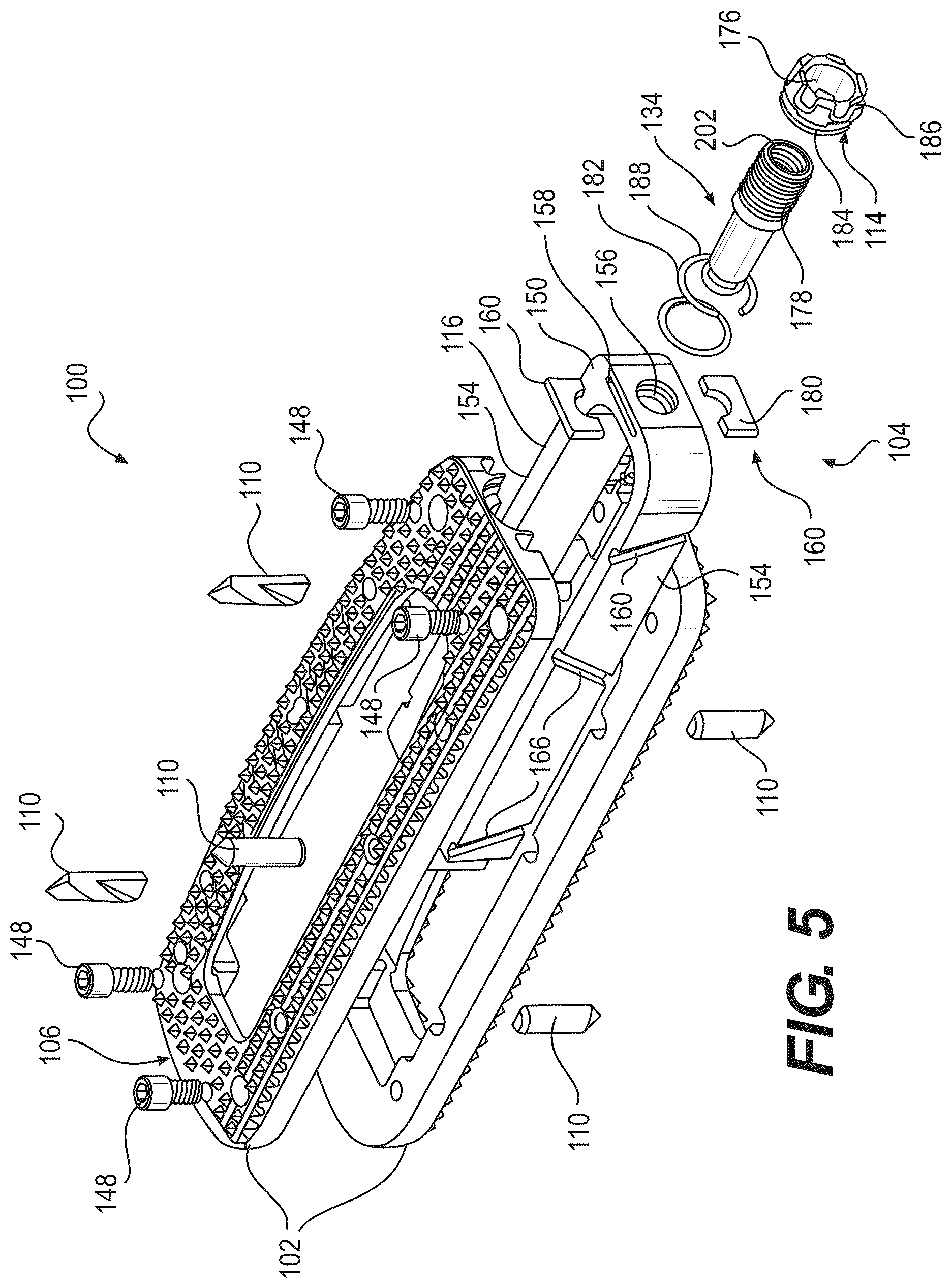 Patent US12616586 Figure 3 – Stabilized intervertebral spacer
