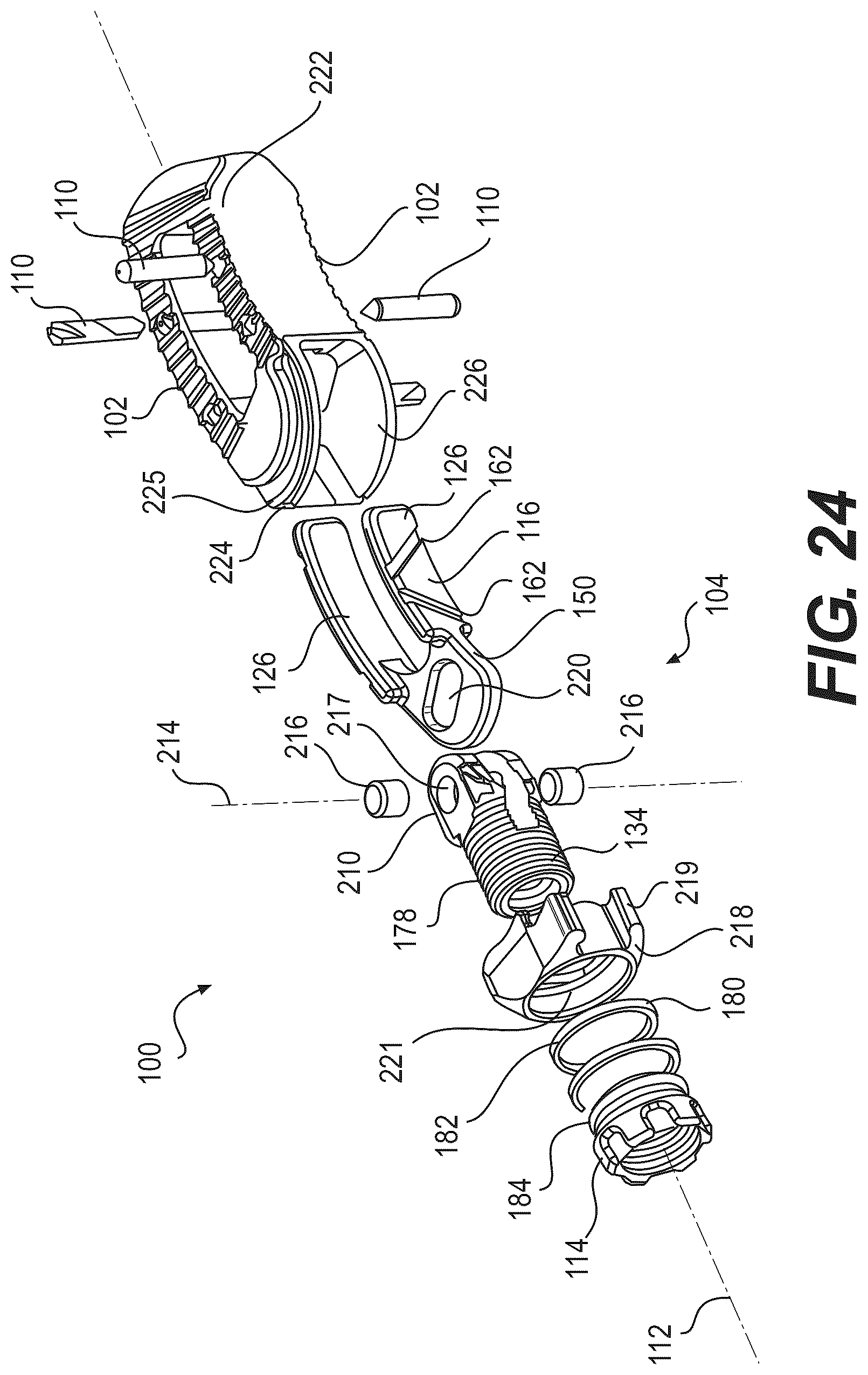 Patent US12616586 Figure 20 – Stabilized intervertebral spacer
