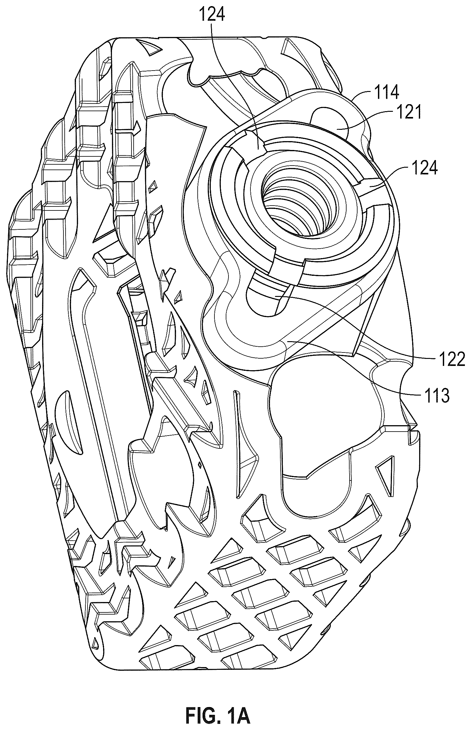 Patent US12616588 Figure 1 – Spinal implant