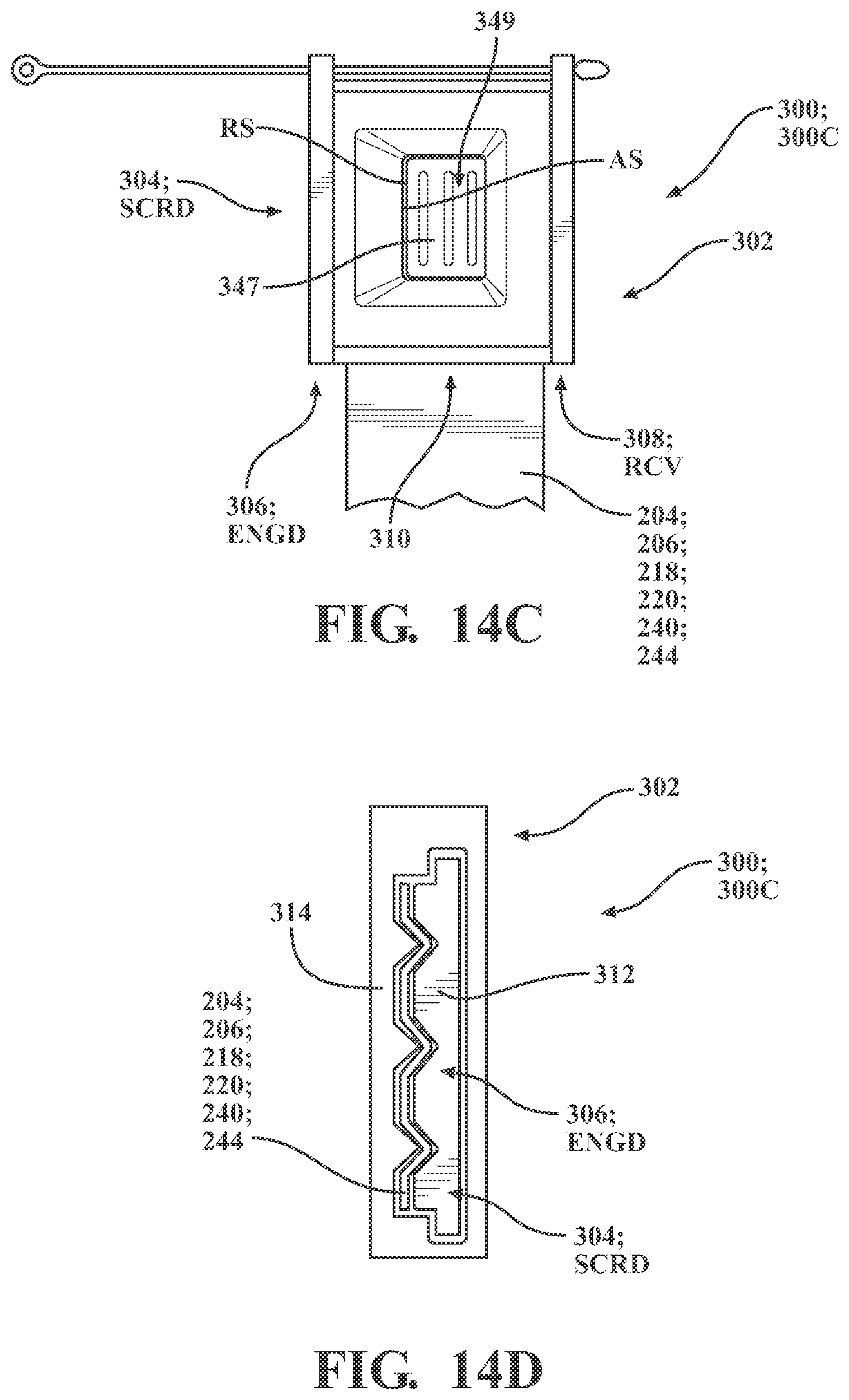 Patent US12616601 Figure 14 – Harness assembly for use with patient transport apparatuses