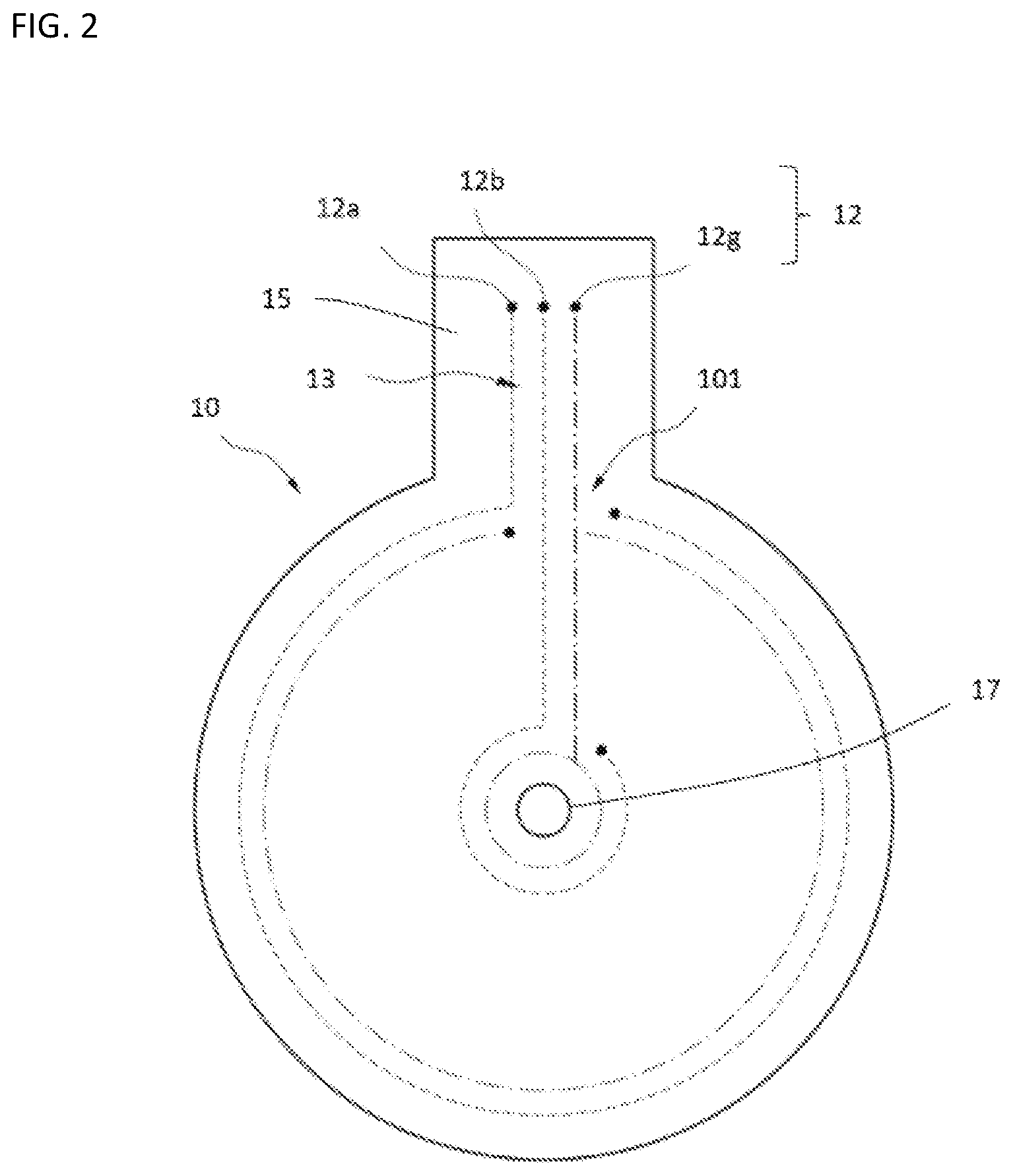 Patent US12616603 Figure 2 – Sensor patch for attachment to a base plate
