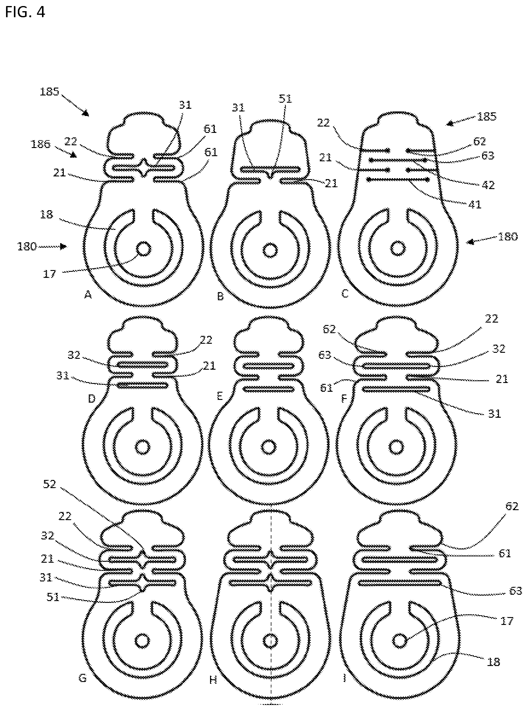 Patent US12616603 Figure 4 – Sensor patch for attachment to a base plate