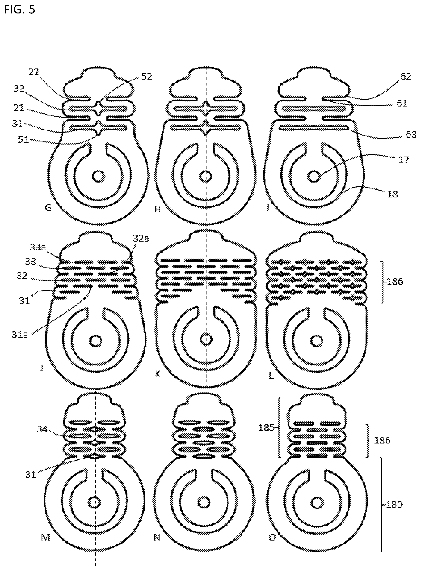 Patent US12616603 Figure 5 – Sensor patch for attachment to a base plate