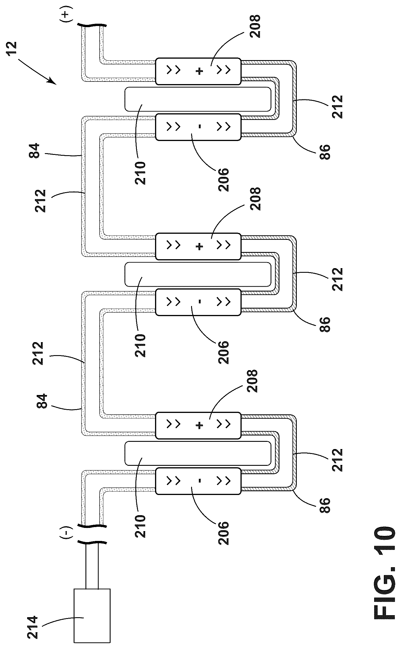 Patent US12616606 Figure 10 – Heat exchange system for patient support surface