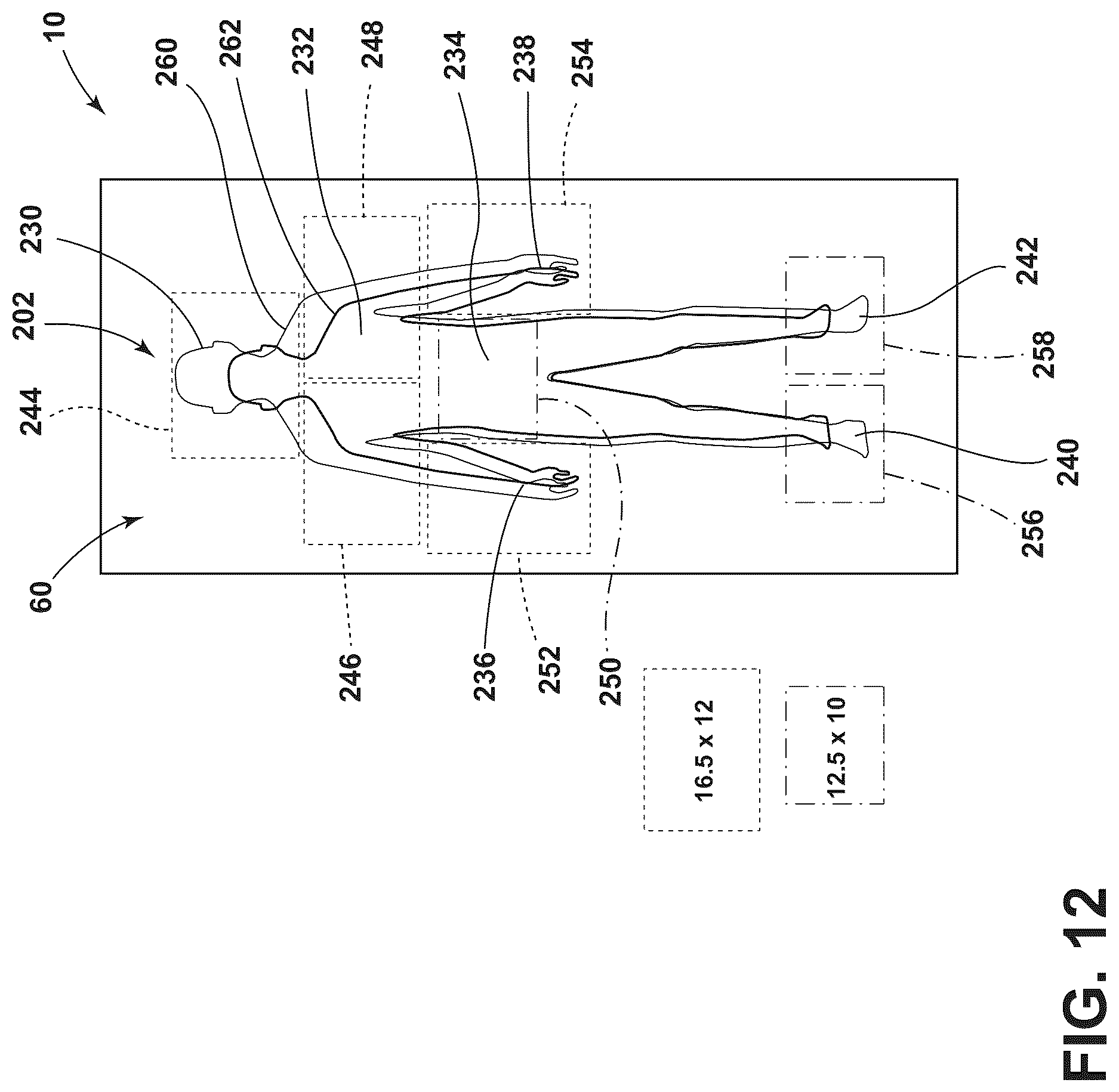 Patent US12616606 Figure 12 – Heat exchange system for patient support surface