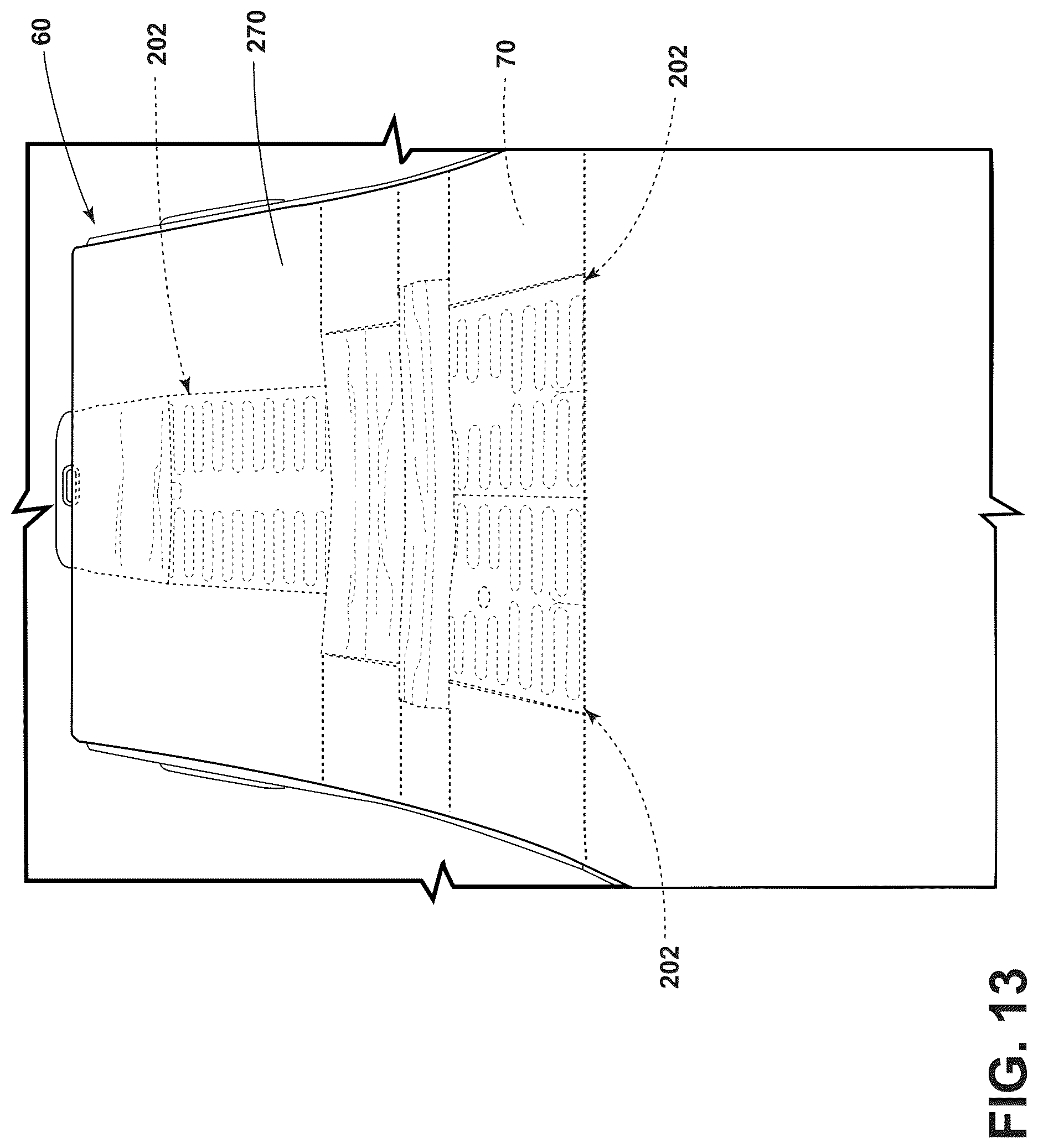 Patent US12616606 Figure 13 – Heat exchange system for patient support surface