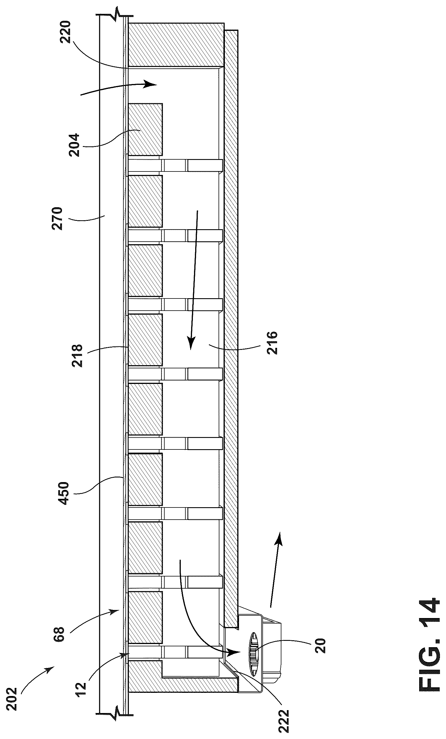 Patent US12616606 Figure 14 – Heat exchange system for patient support surface