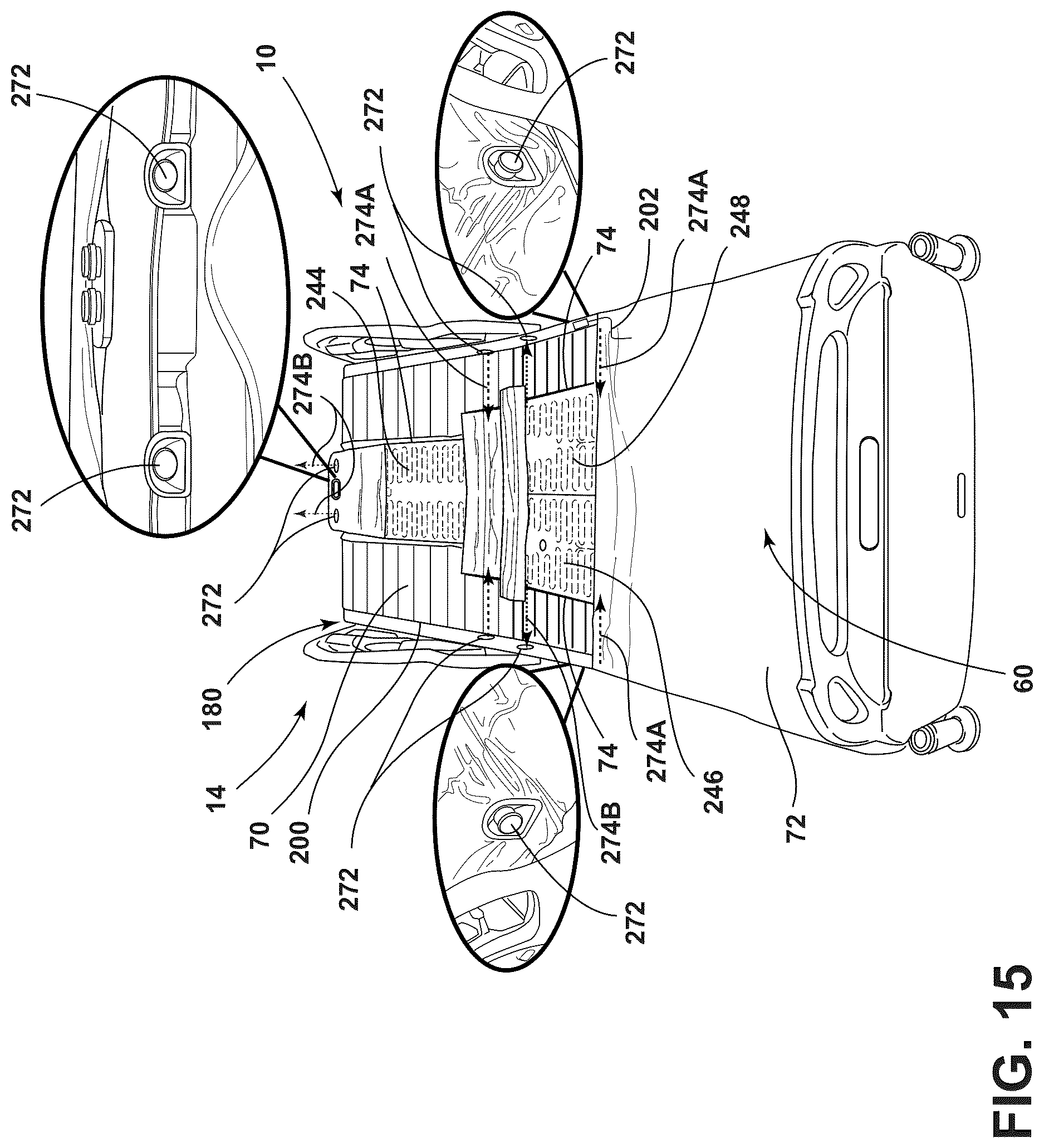 Patent US12616606 Figure 15 – Heat exchange system for patient support surface
